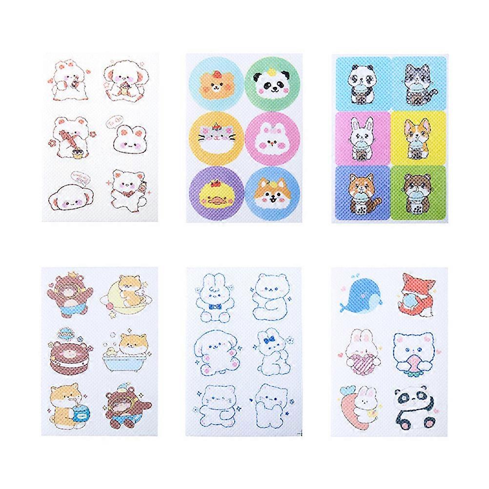 Fragrance Sticks Mask Stickers For Friends Daily Use Assorted Color Practical 6 Bags