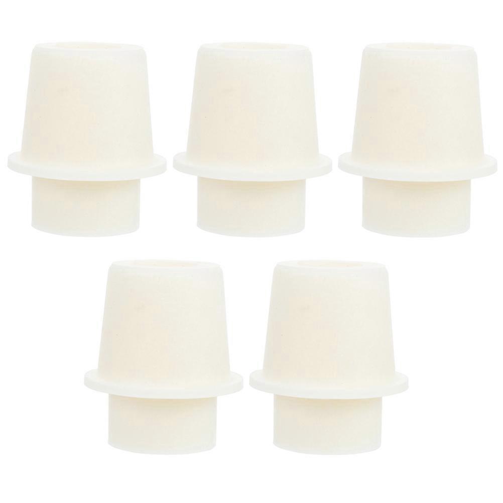 Silicone Stoppers for Sealing Erlenmeyer Flask Test Tubes and Labs 5pcs Assorted Color