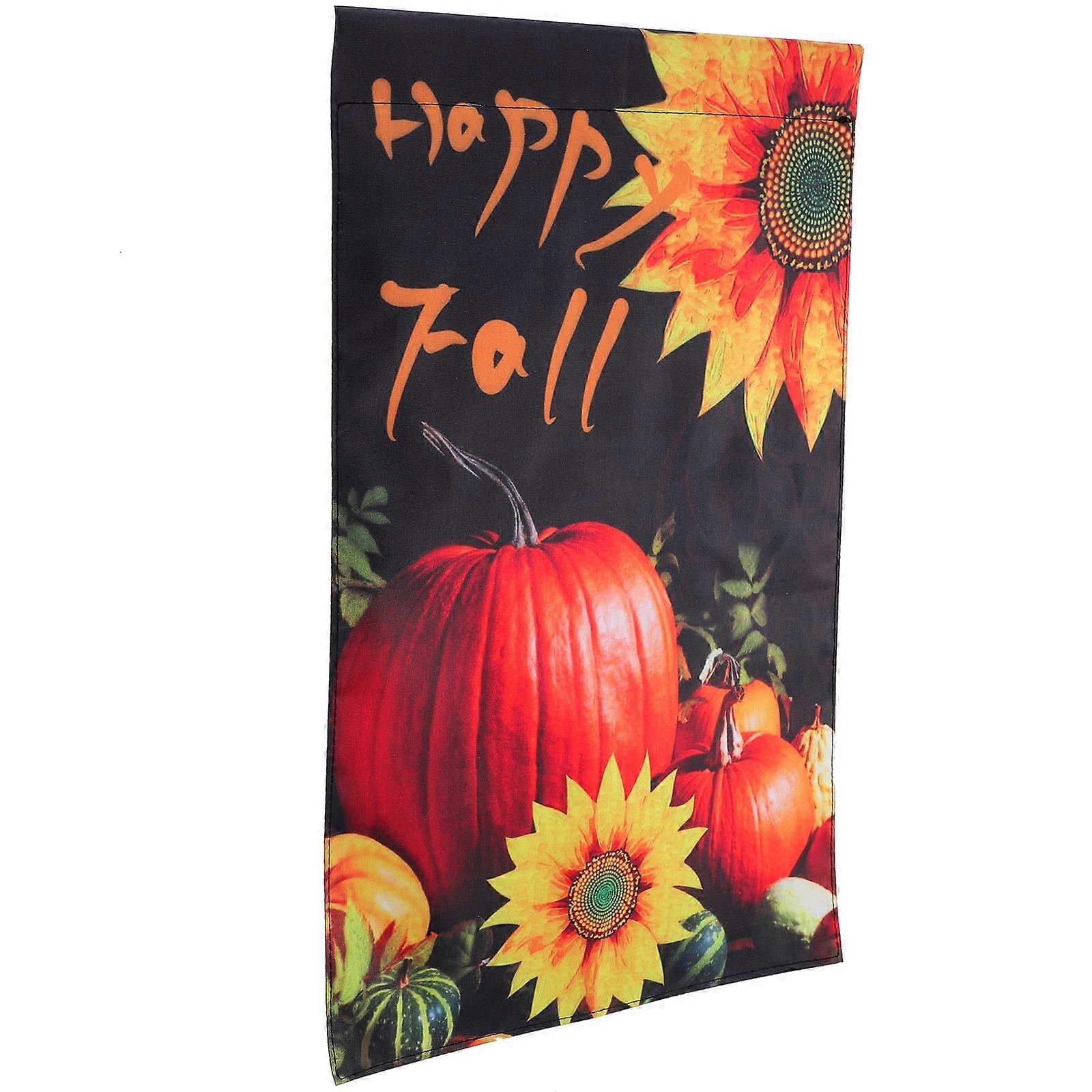Creative Door Hanging Flag Thanksgiving Family Gathering 45x30cm Rectangular Design 1Set
