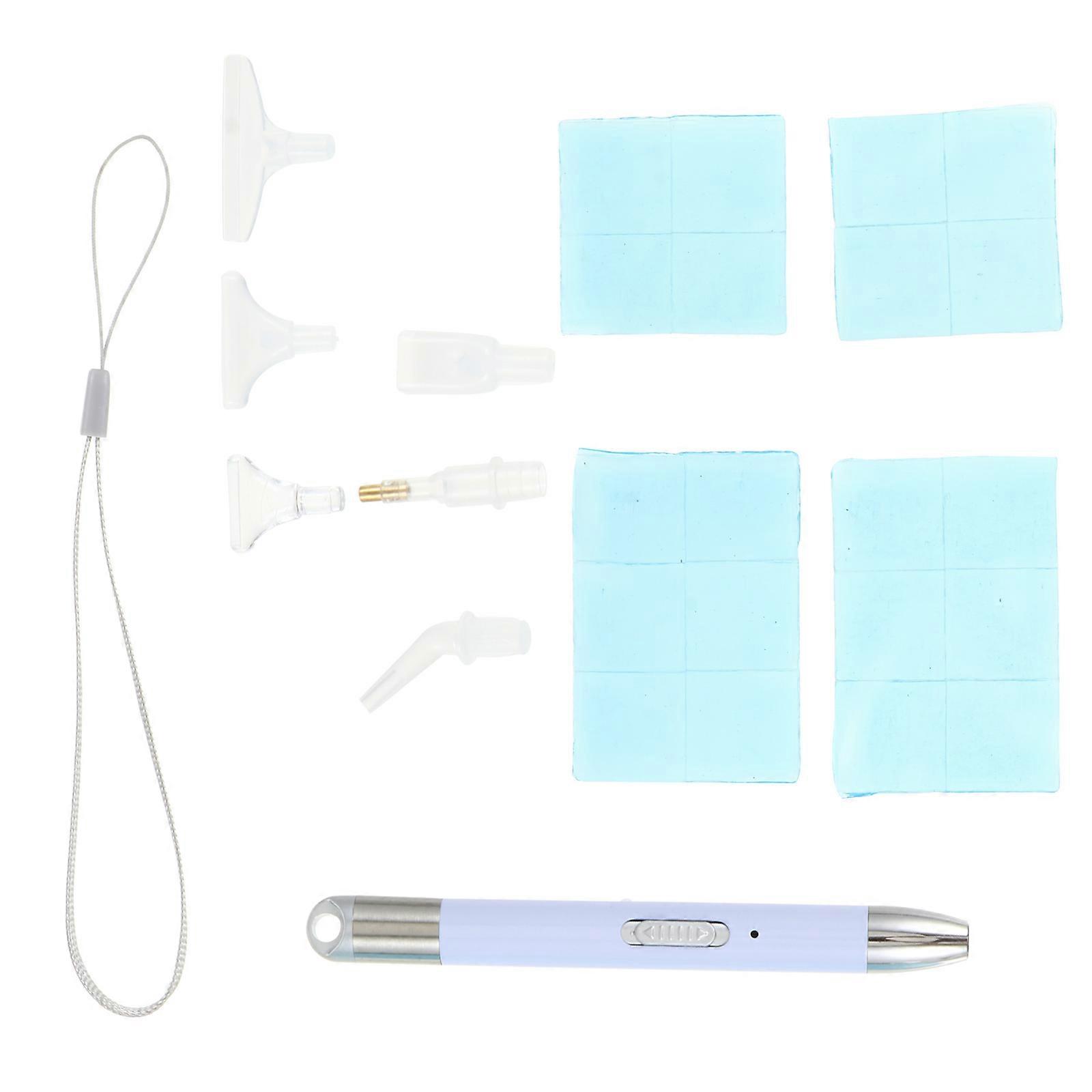 Multifunctional Dotting Pen For Beginners And Professionals In Diamond Drawing And Crafting Lavender Color 1 Set