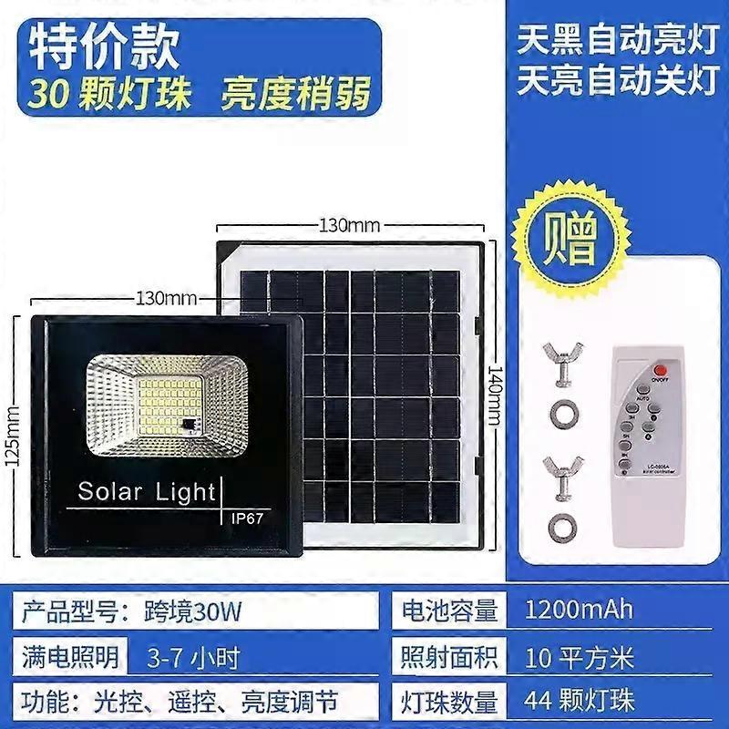 Solar Flood Lights with Remote Control Outdoor IP67 Waterproof Solar Powered Spotlight Solar Reflector Wall Lamps