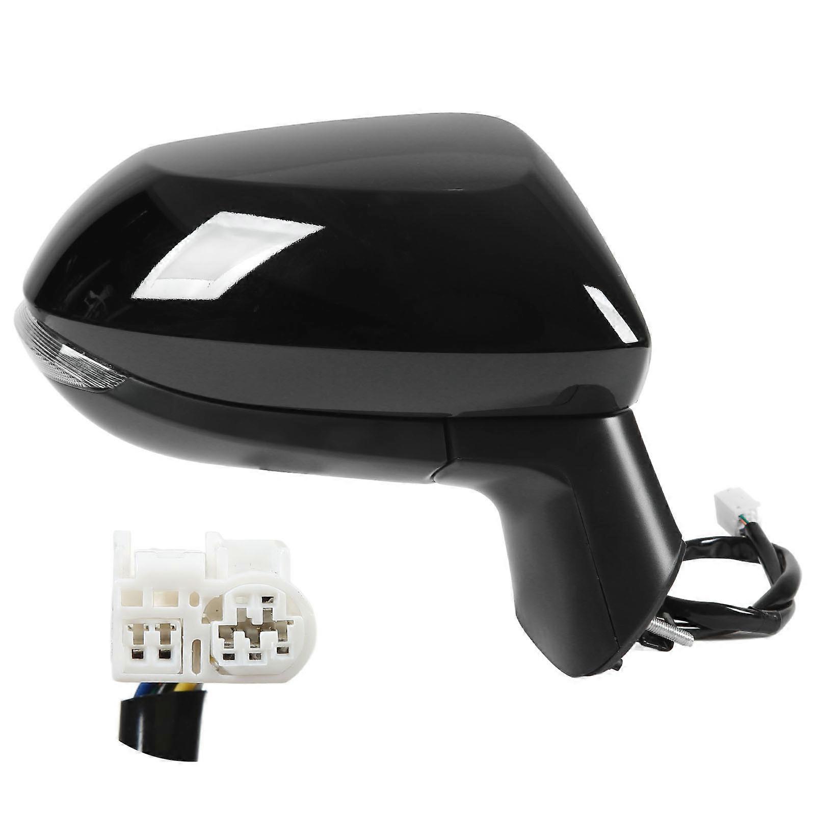 Right Side Power Heated Side Mirror Gloss Black with Turn Signal for Corolla E210 2020 to 2022