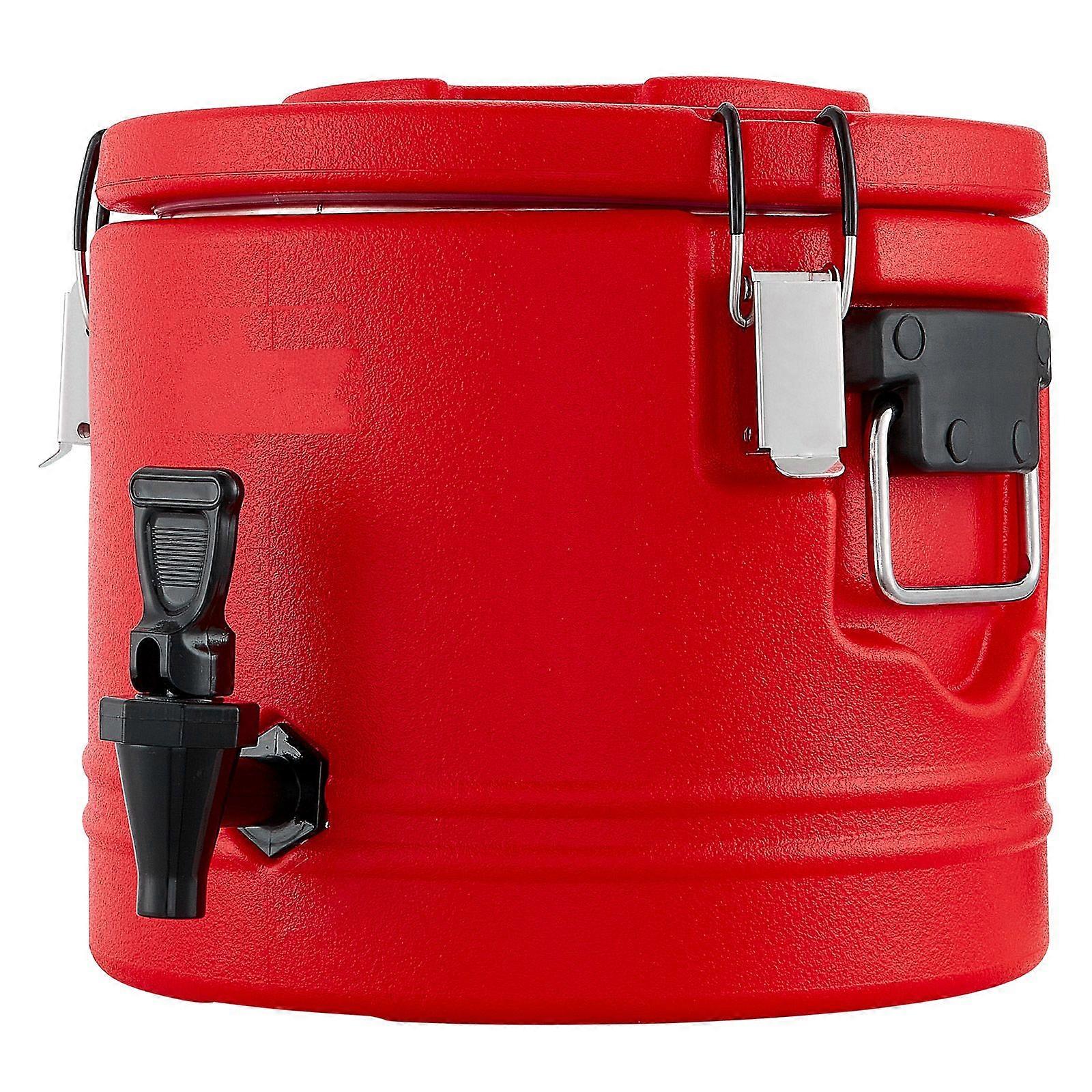 Isolierter Getränkespender, 2,2 gal/8 l thermischer Heiß- und Kaltgetränke-Serverspender mit Zapfhahn, Kühlkanne in Lebensmittelqualität