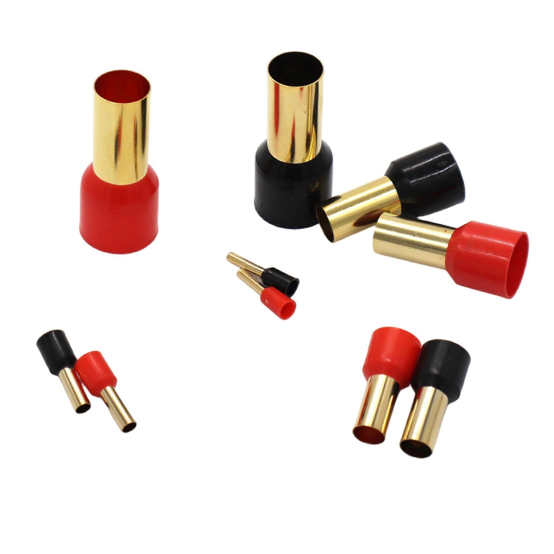 Car audio modification wire accessories, pure copper gold-plated terminal heads, suitable for 0GA - 14GA, car audio modification