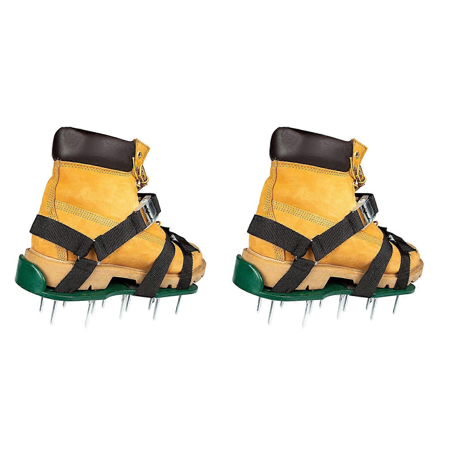 Triangular Securing Gardening Footwear Nail Shoes Scarifier Shoes For Lawn Aeration And Soil Loosening Secure Binding Multicolor