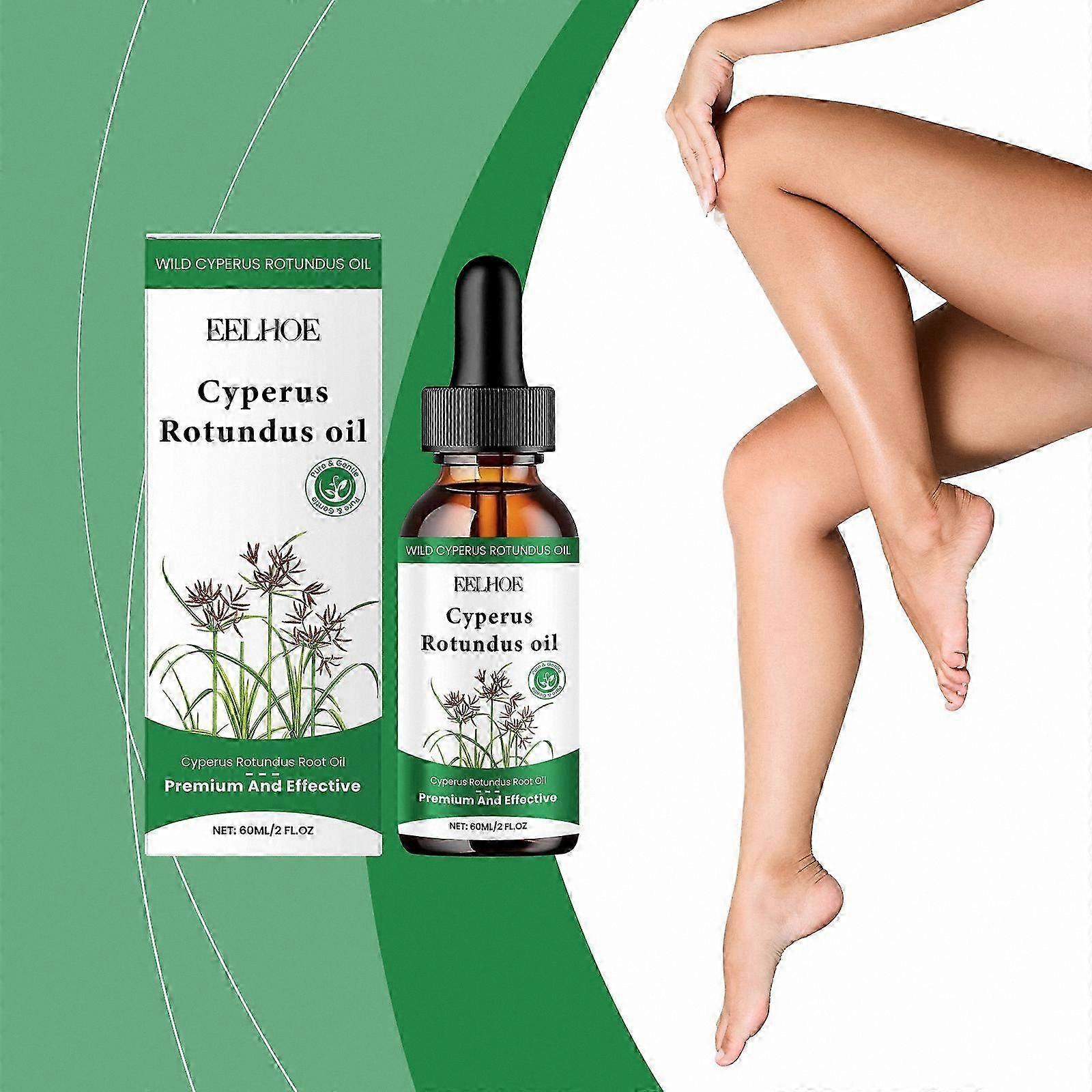 Natural Cyperus Oil for Hair Removal and Growth Reduction, 100% Pure Essential Oil for Body Use