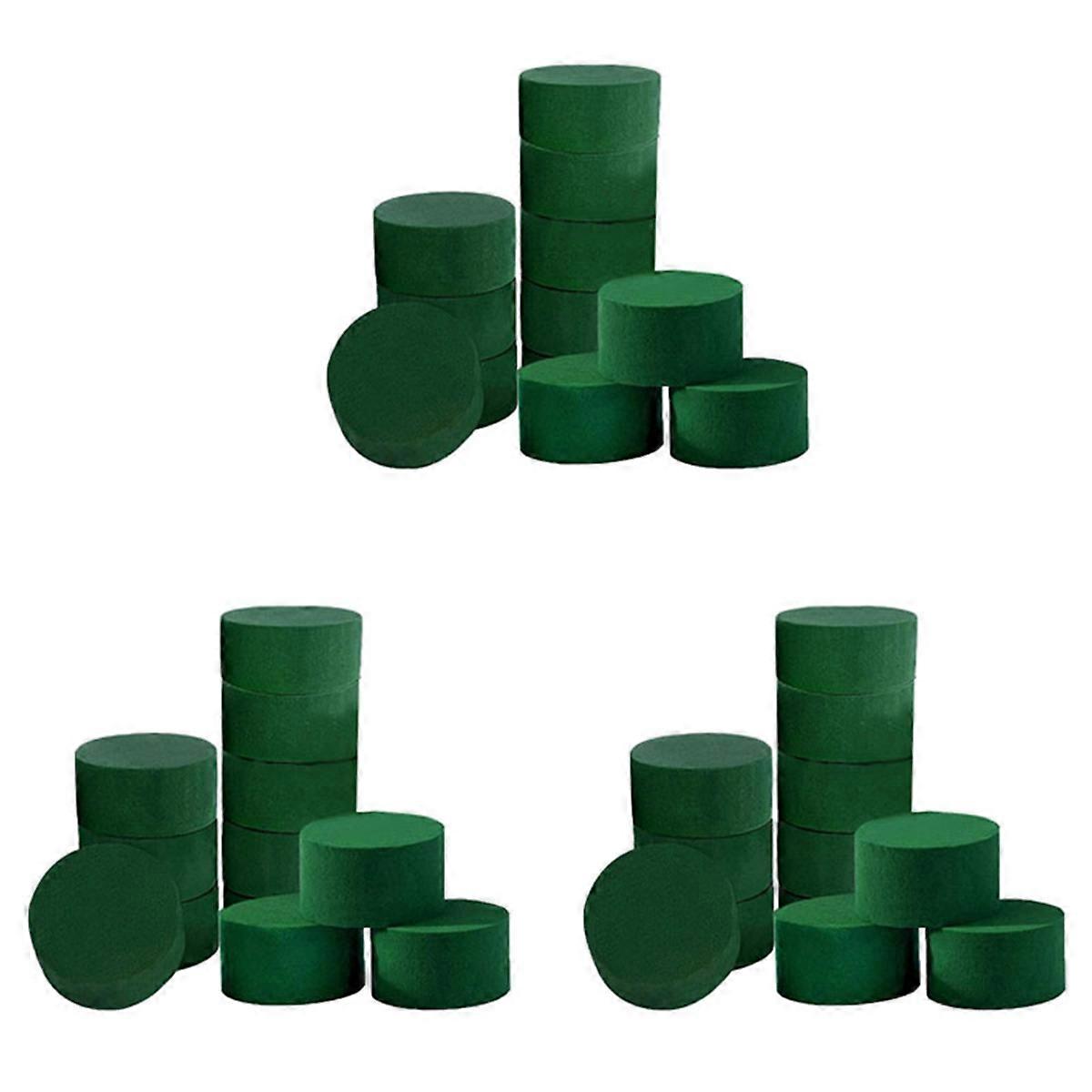 Floral Foam 36 Pcs Dry &Wet Flower Foam Round Florist Blocks Flower Foam for Fresh or