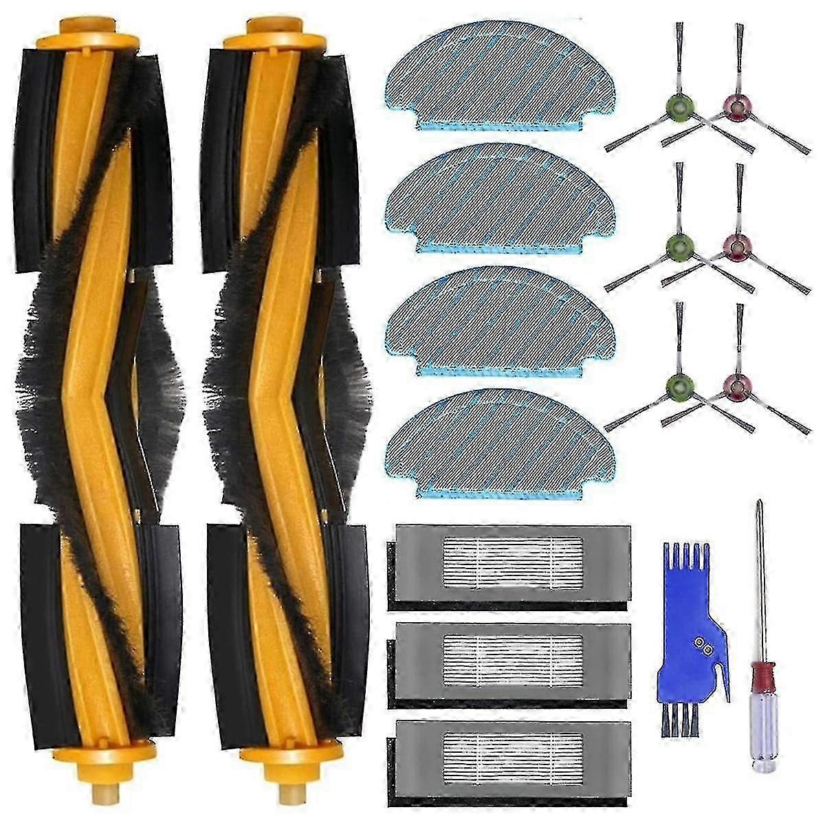 Improved Main Side Brush Filter for Deebot T8, T8+, T8max, N8, N8+, N8 Pro, N8 Pro+, T9, and T9+ Robot Vacuums