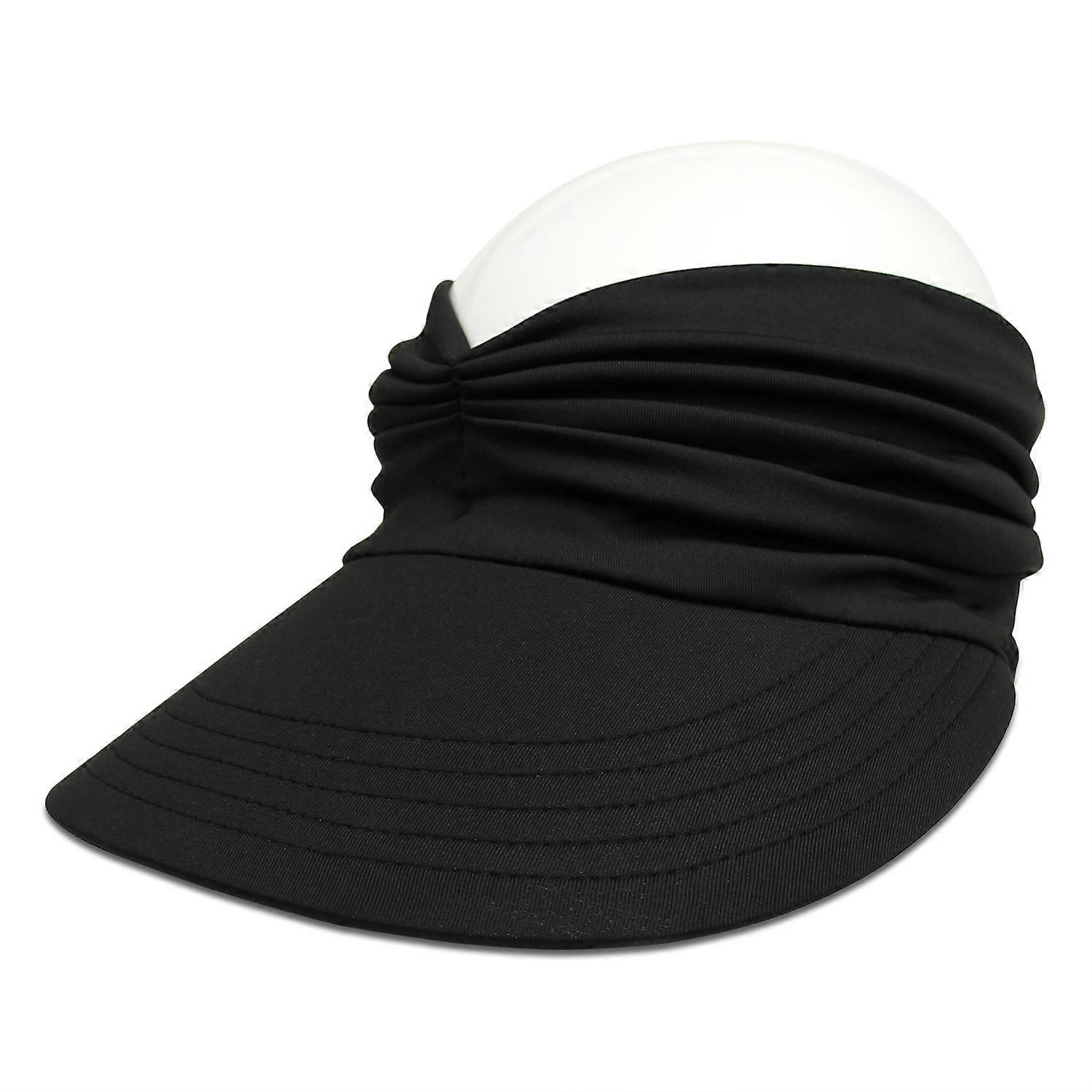 Ladies' open-top hats, with over 96% main fabric, offering multiple functions of ventilation and sun protection