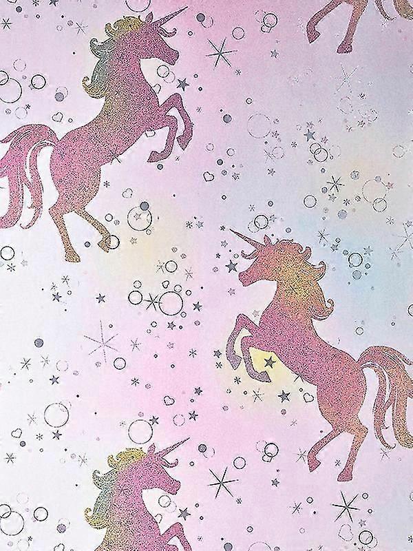 Rainbow Unicorn Dance Wall Mural Decor M1423