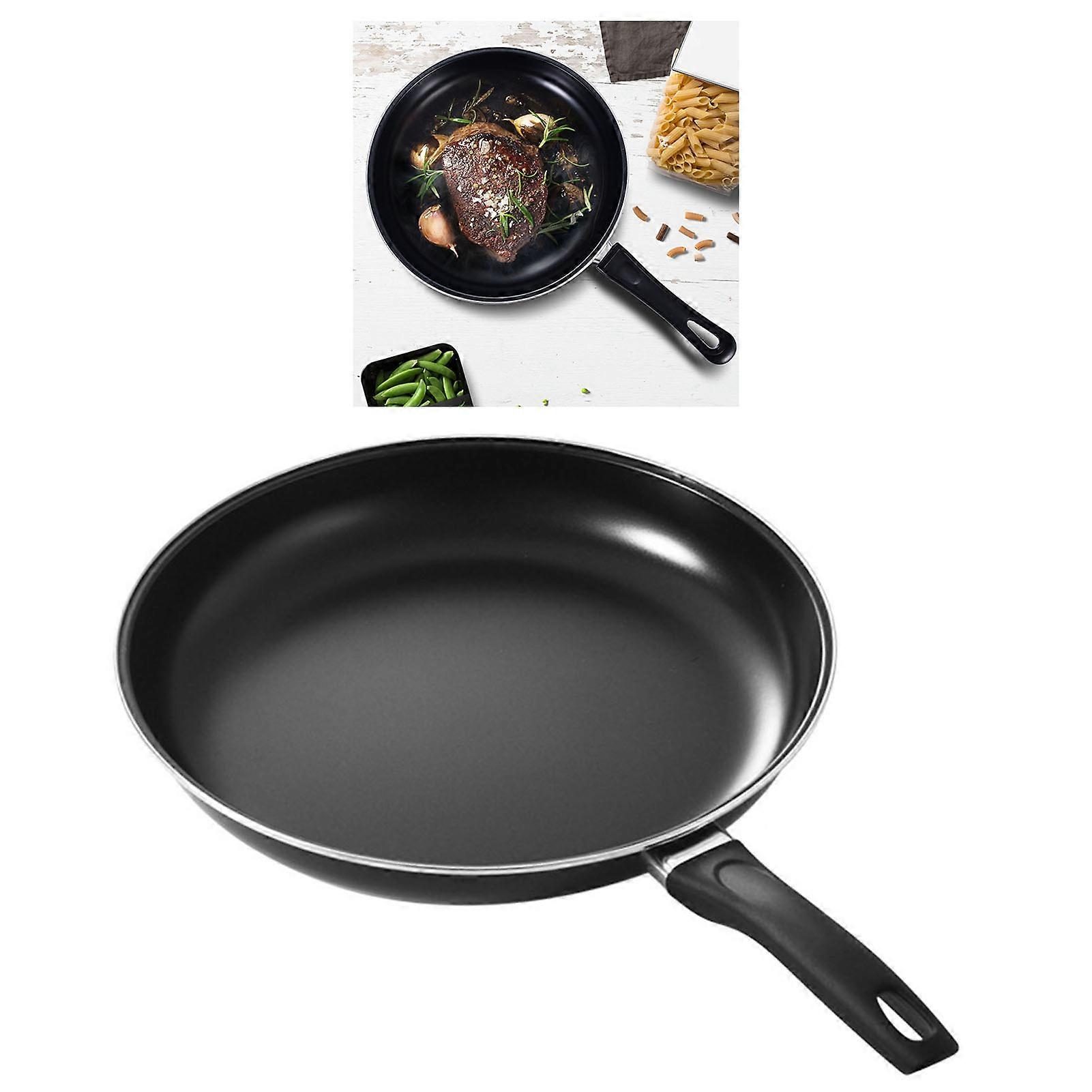 25cm Nonstick Round Frying Pan with Portable Handle for Induction
