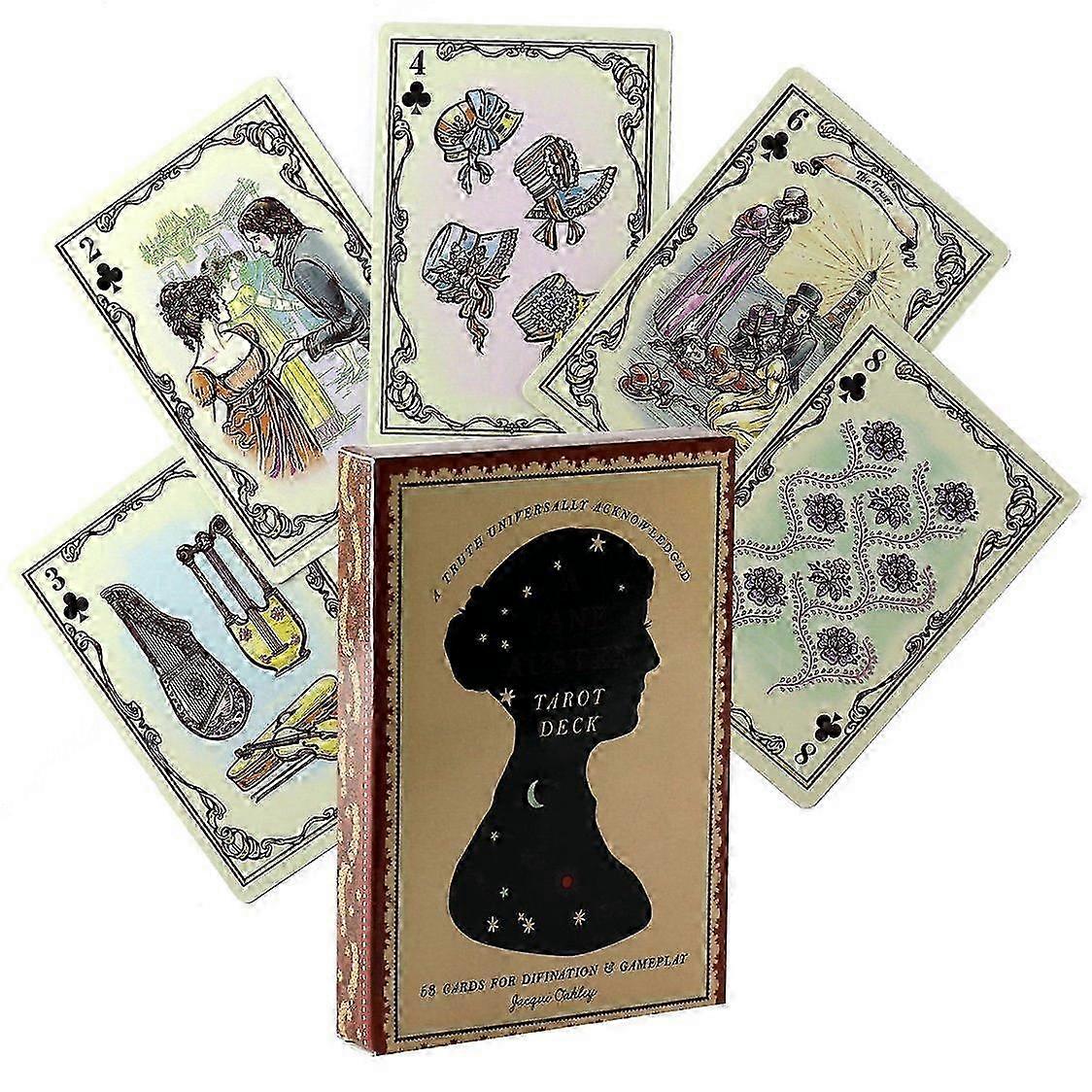 Jane Austen Tarot Deck Oracle Cards Beginners Tarot Reading Kit