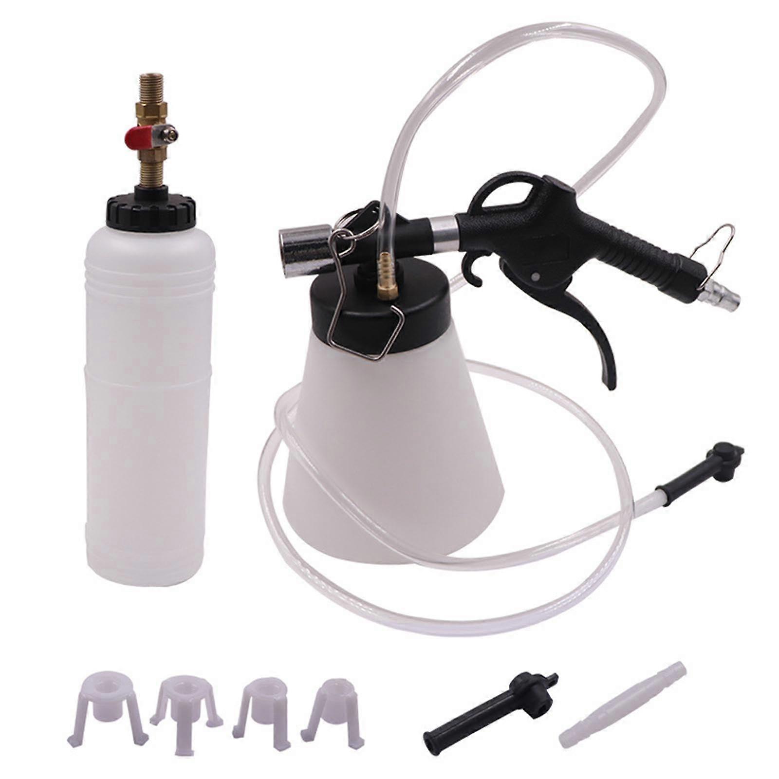 Pneumatic Brake and Clutch Fluid Bleeder Kit With Double Bottle Design Oil Change Set For Cars and Light Trucks