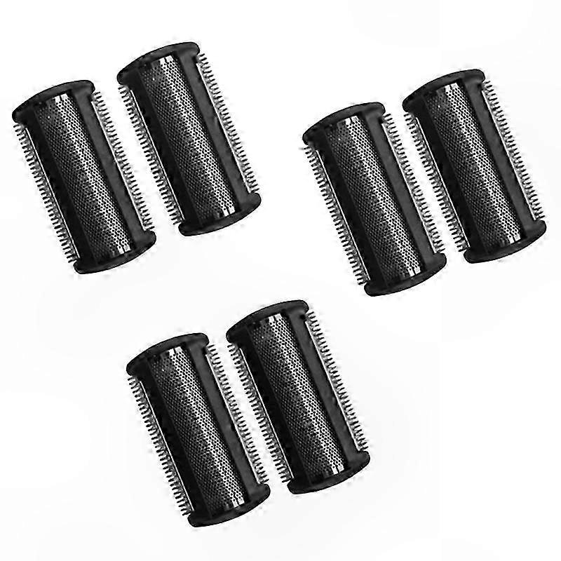 6-Pack Replacement Shaver Heads for Multi-Functional Body Grooming Devices