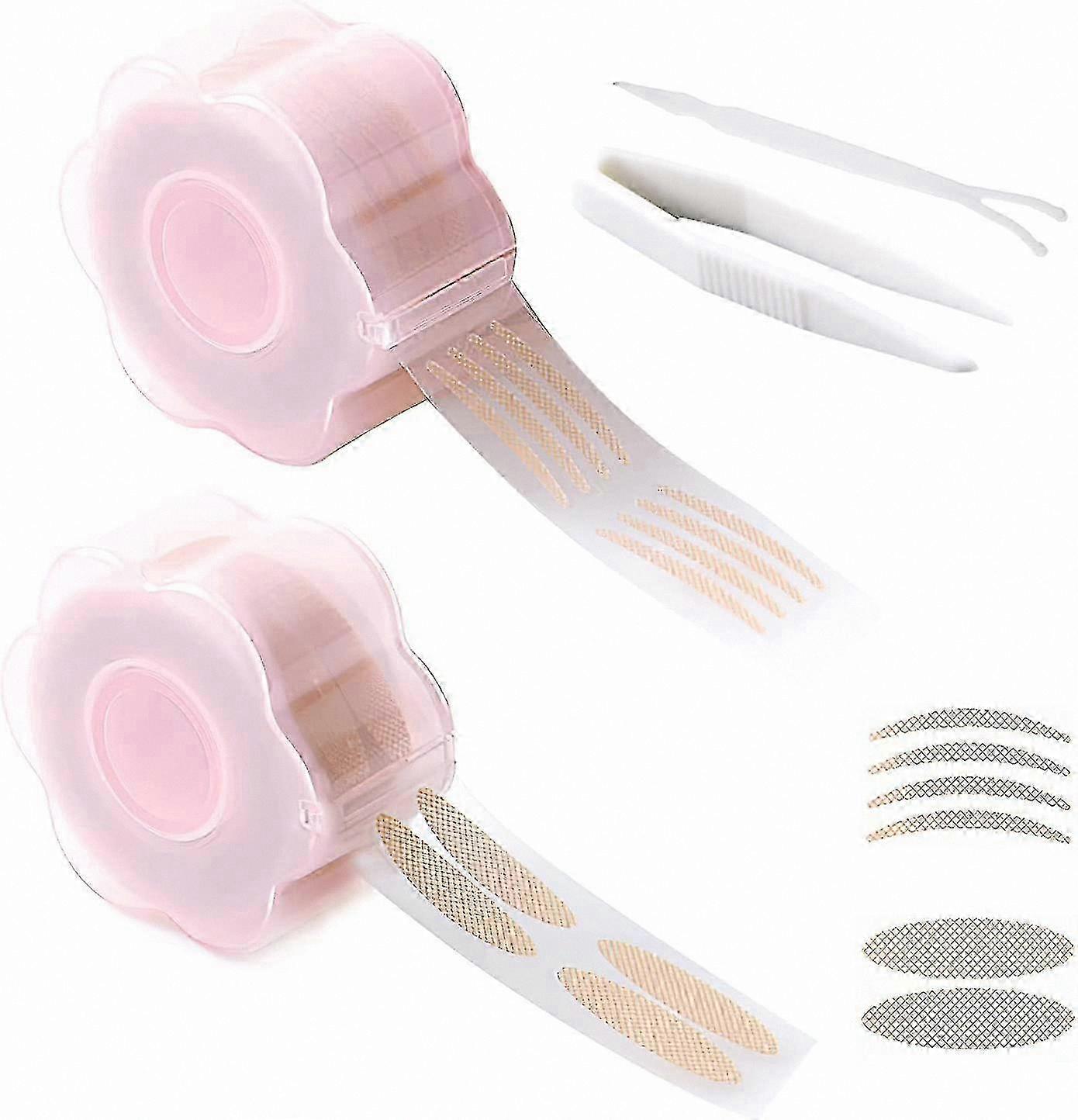 Double Eyelid Strips for Hooded, Droopy, Uneven & Monolid Eyes, 1200 Count, Self-Adhesive Design