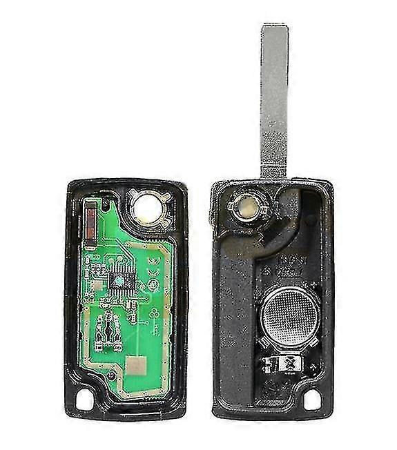 3 Button Flip Key Fob Remote for Peugeot Partner Citroen Berlingo Dispatch
