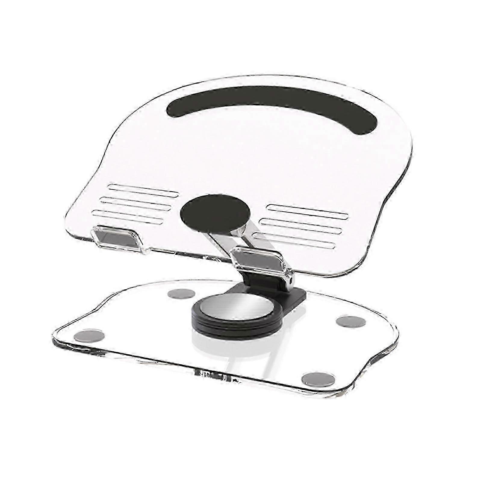 Ergonomic Laptop Stand with 360 Rotating Base, Adjustable Height & Universal Compatibility