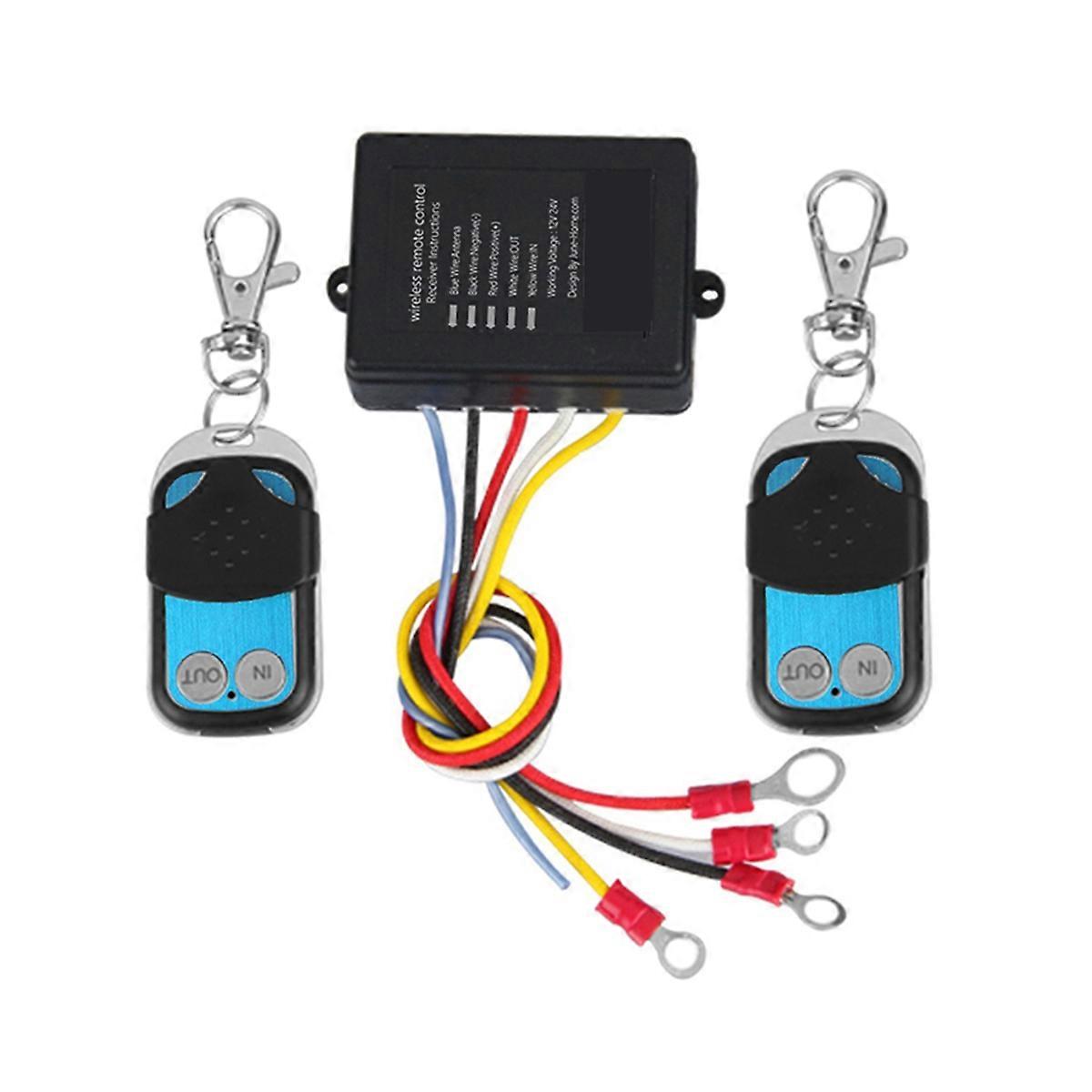 12/24V Versatile Winch Remote Control Kit for ATV Wireless Electric Winch Remote Control Handset Switch Controller
