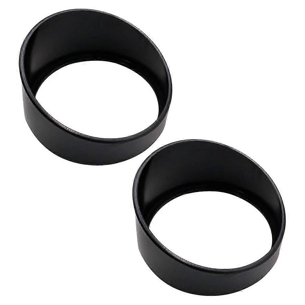 2 Pcs Universal Car Dashboard Sunshade Hat Durable Black Single Hole Easy Installation Reduces Sun Glare