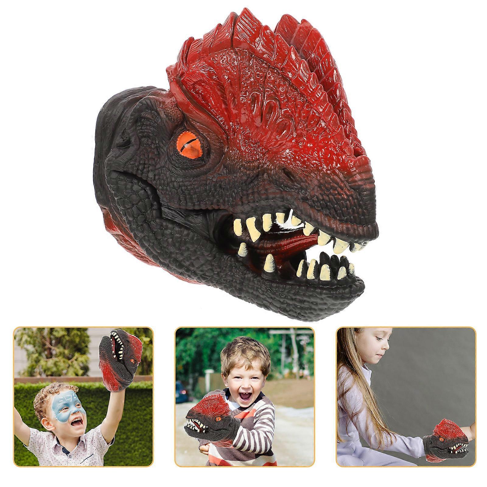 Adorable Dinosaur Puppet Funny Hand Puppet Interesting Puppet Toy Children Accessory