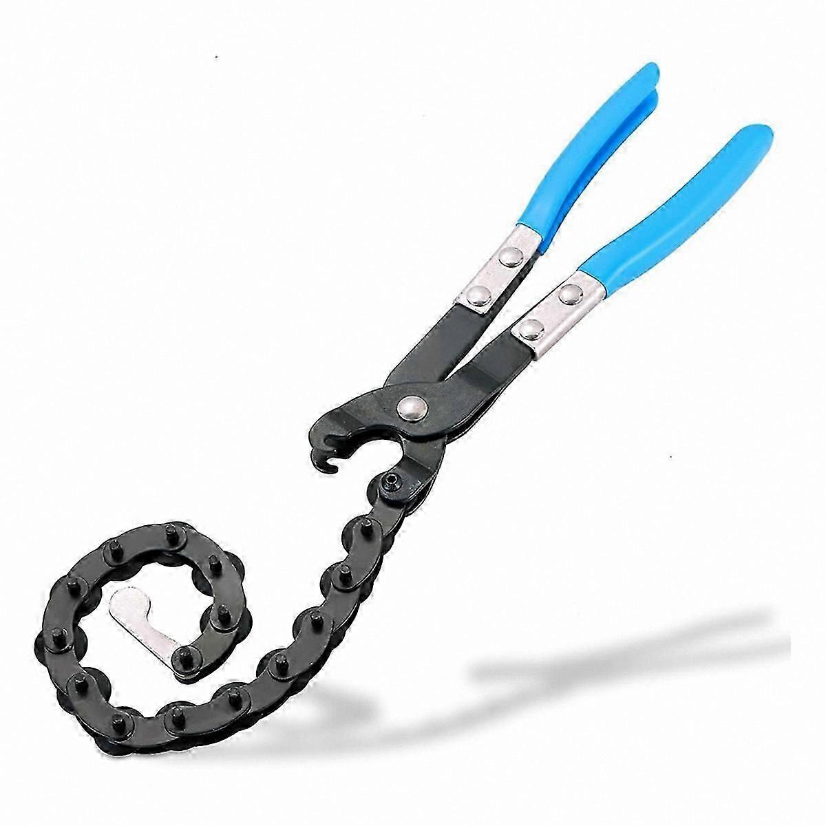 Adjustable Pipe Cutter for 3/4 in to 3-1/4 in Pipes - Versatile Chain Muffler Tool Suitable for Automotive and General Use