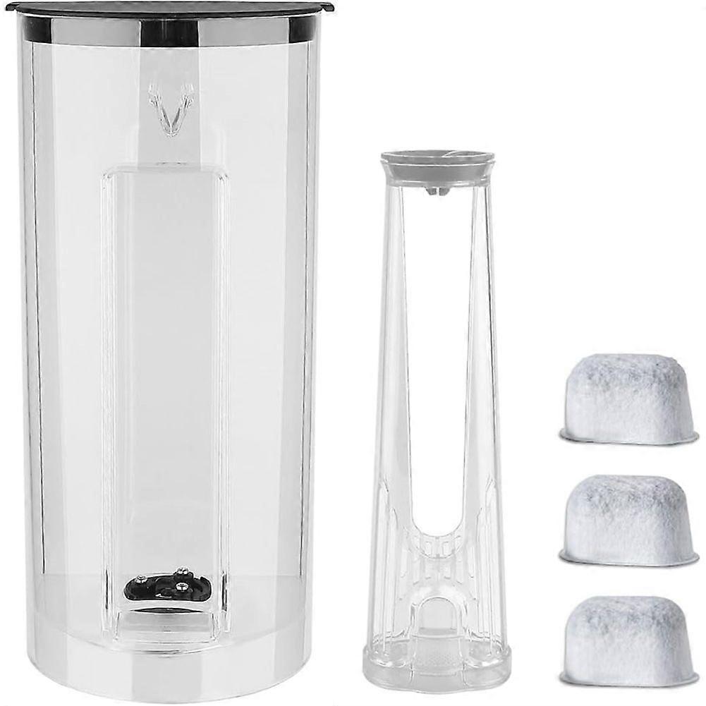 Replacement Parts Water Reservoir with Filter Holder and 3 Charcoal Water Filters,for K-Express Coffee Maker Only