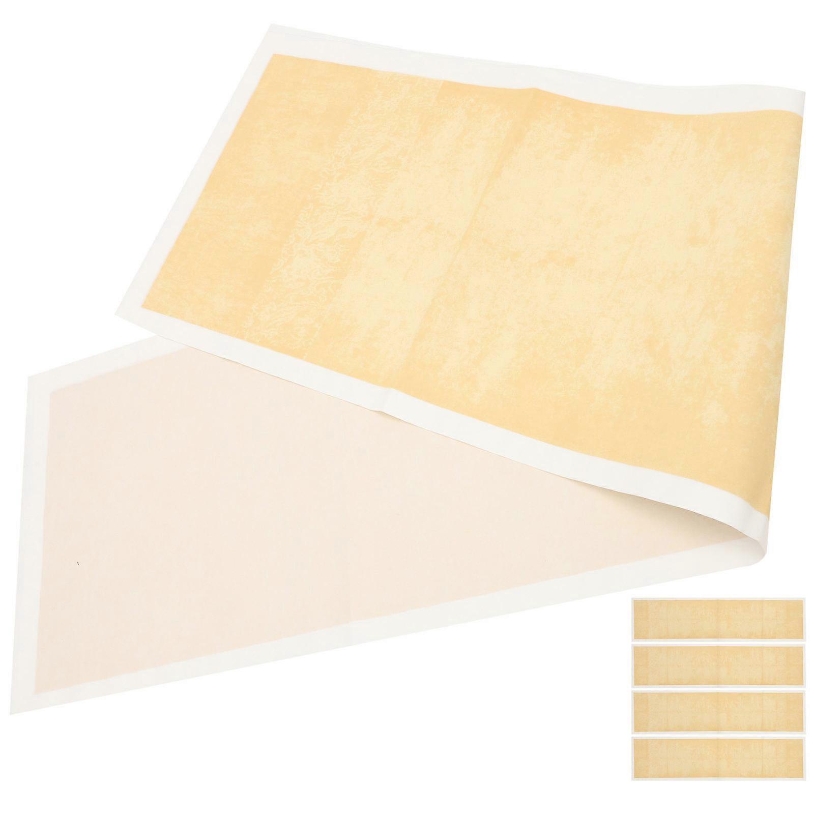 Handwriting Practice Paper for Writing Calligraphy 5 Sheets Light Yellow