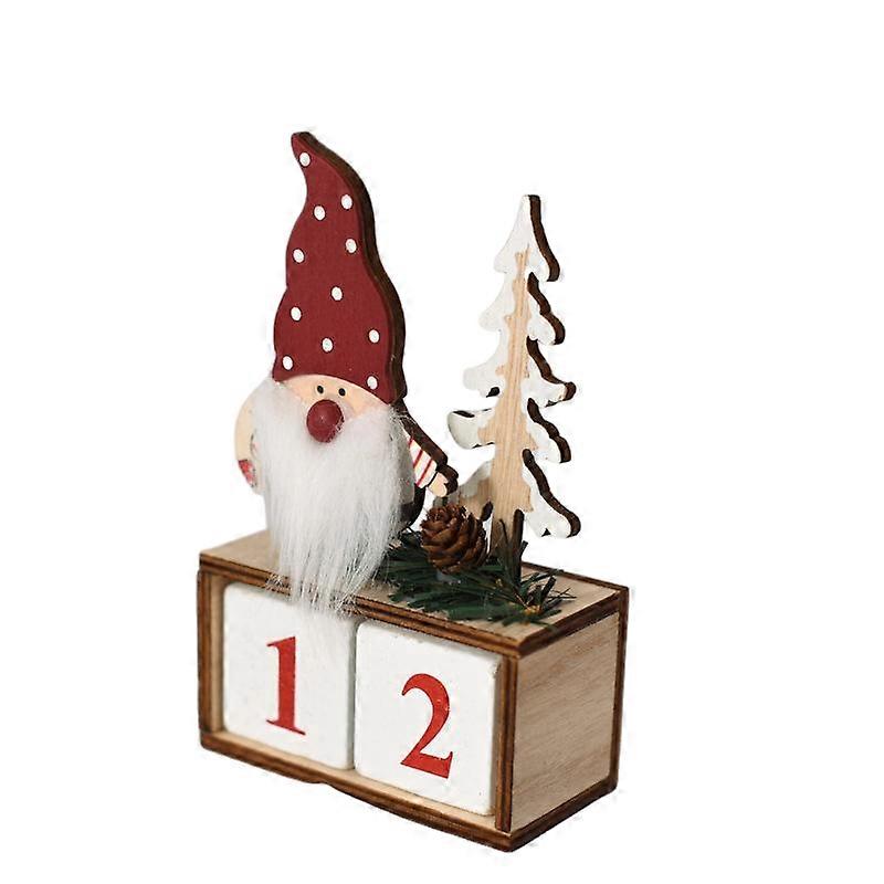 Wooden pinecone calendar decorations, K1 - 2, Various specifications to create a Christmas atmosphere