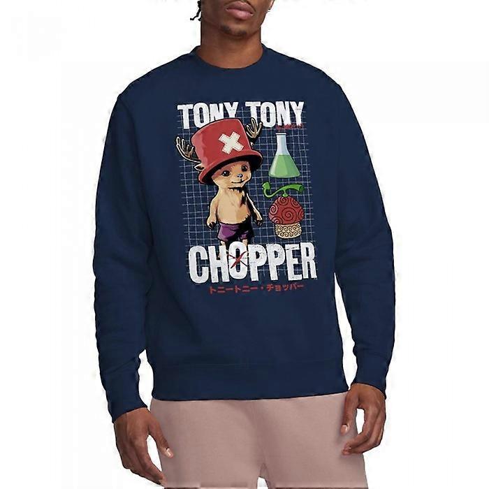 One Piece Unisex Adult Tony Tony Chopper Schematic Sweatshirt