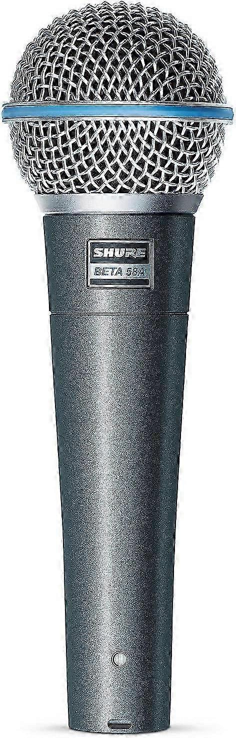 Shure Beta 58A Dynamisk Vokalmikrofon, Professionel Scenemikrofon til Live Optrædener