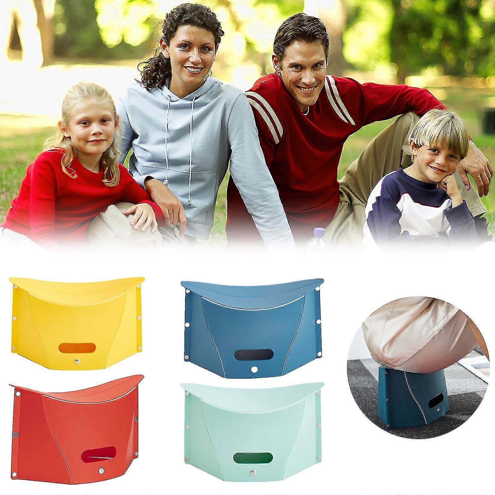 Plastic Folding Stool - Children's & Household Portable Outdoor Stool