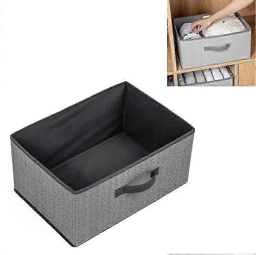 2025 Non-woven Drawer Storage Box Square Uncovered Clothing Debris Sorting Box 23L