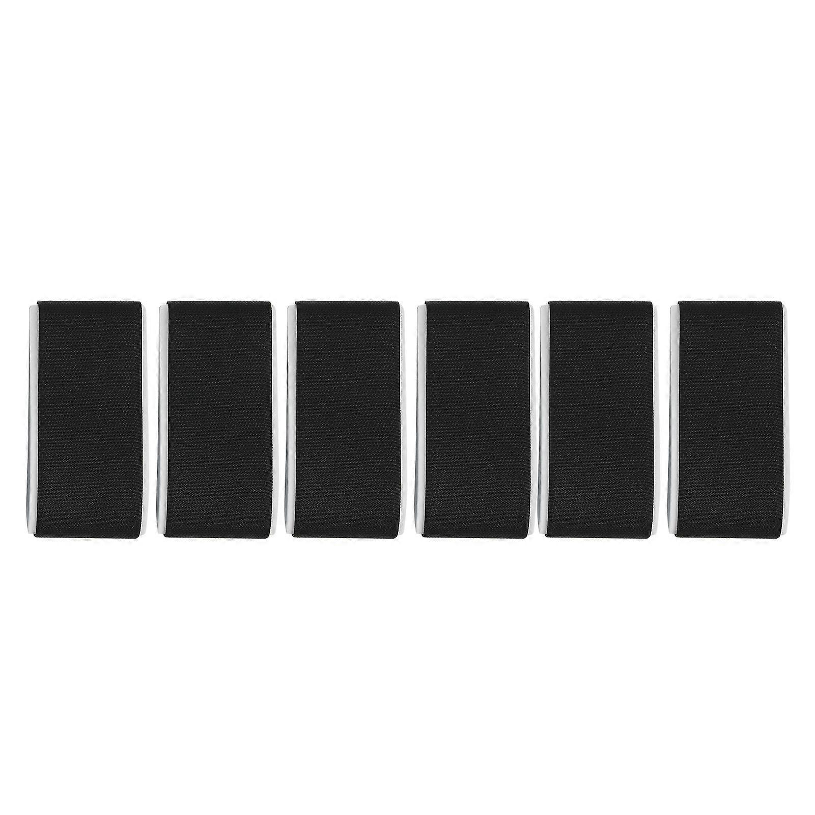 6Pcs Adjustable Ski Straps Fastener Tape Hook and Loop Ski Fixing Wraps for Easy Carry