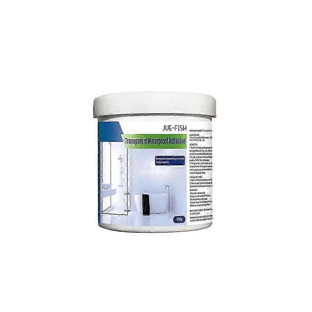 Jue-fish Waterproof Glue Anti-leakage Transparent Sealant High Bond Strength Long-lasting