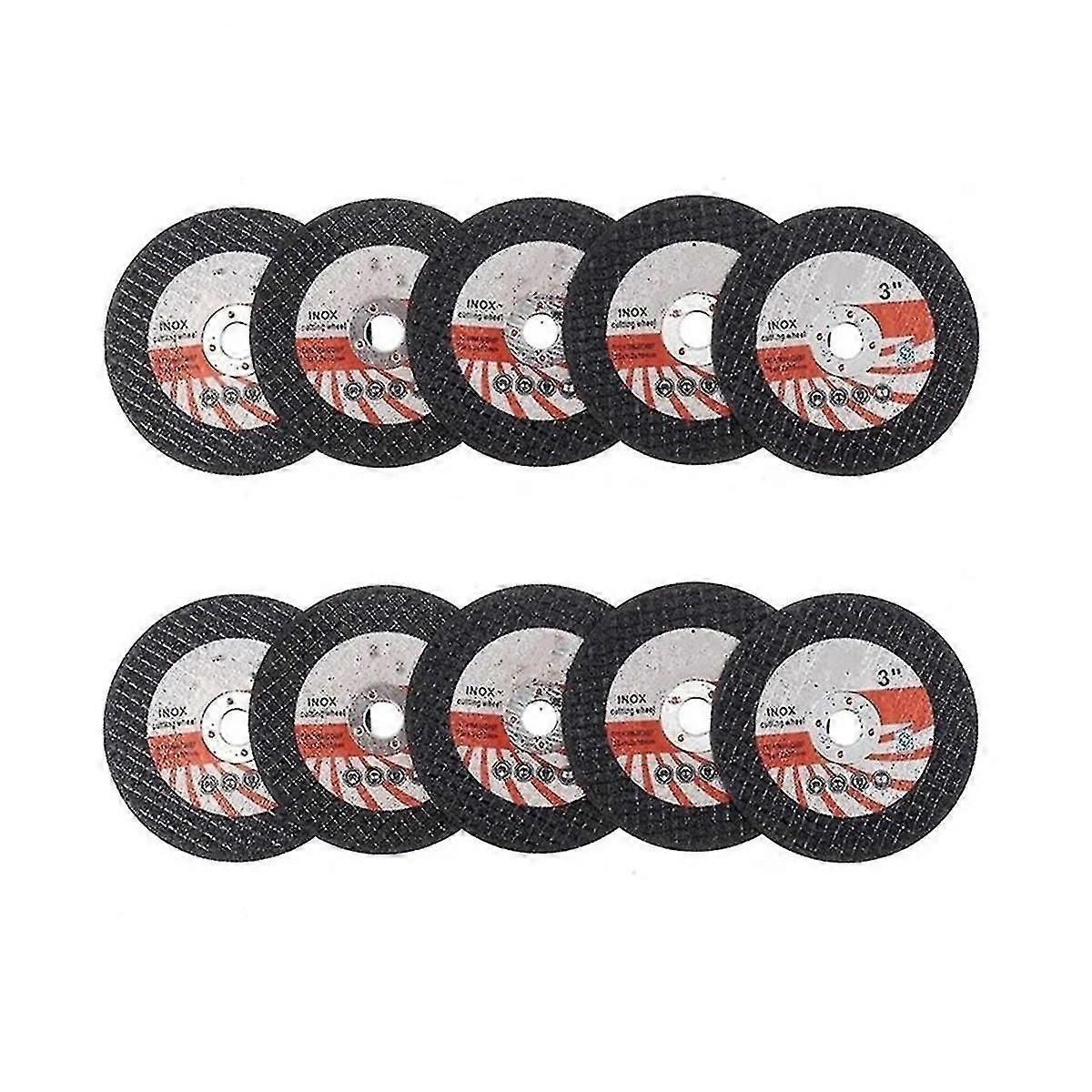 10PCS 75mm Mini Resin Cutting Disc Grinding Wheel