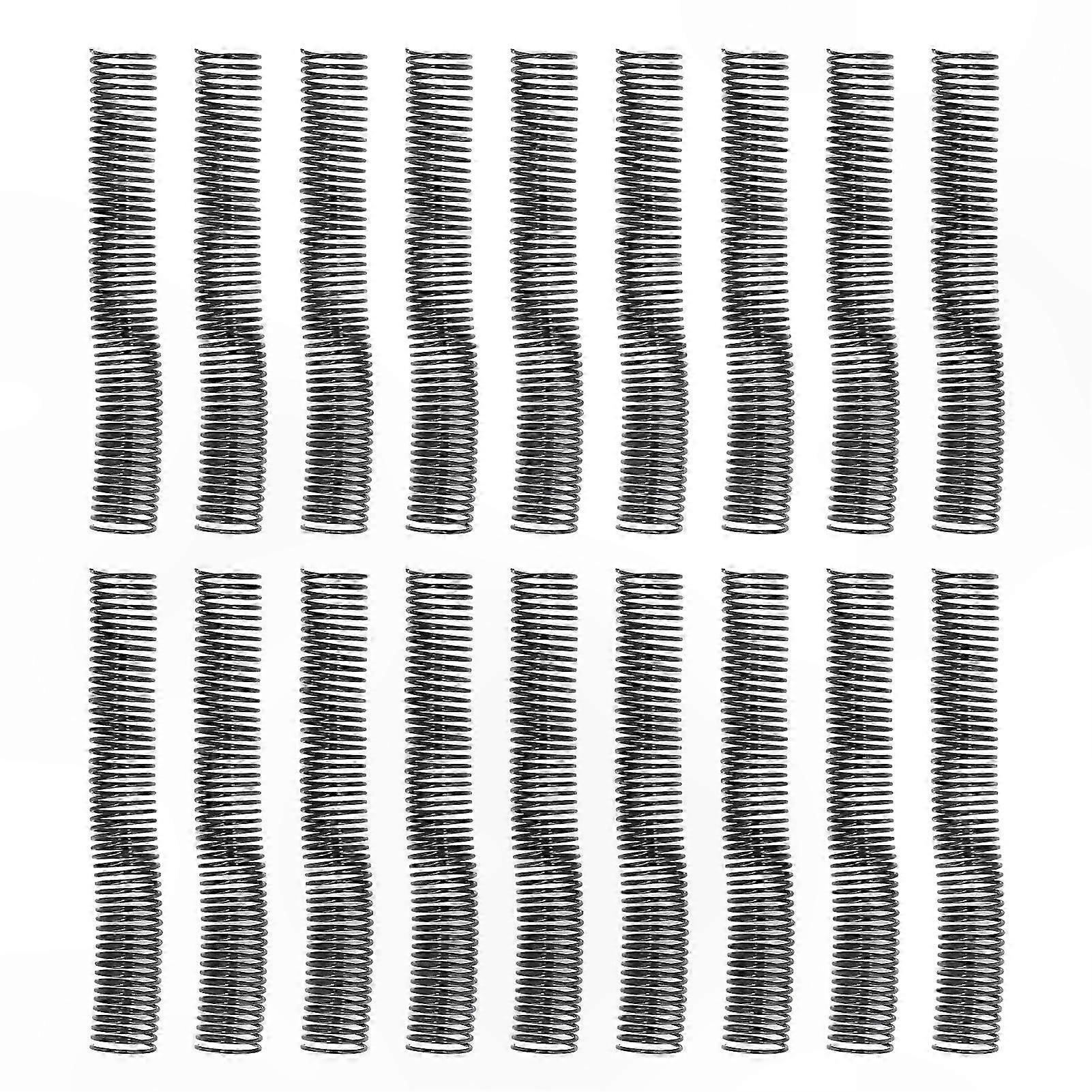 38mm Diameter Spiral Binding Coils, 18-Pack PVC Plastic Binding Spines, 4:1 Pitch 48 Loop for 310 Sheets, A4 Compatible Document Binding Supplies