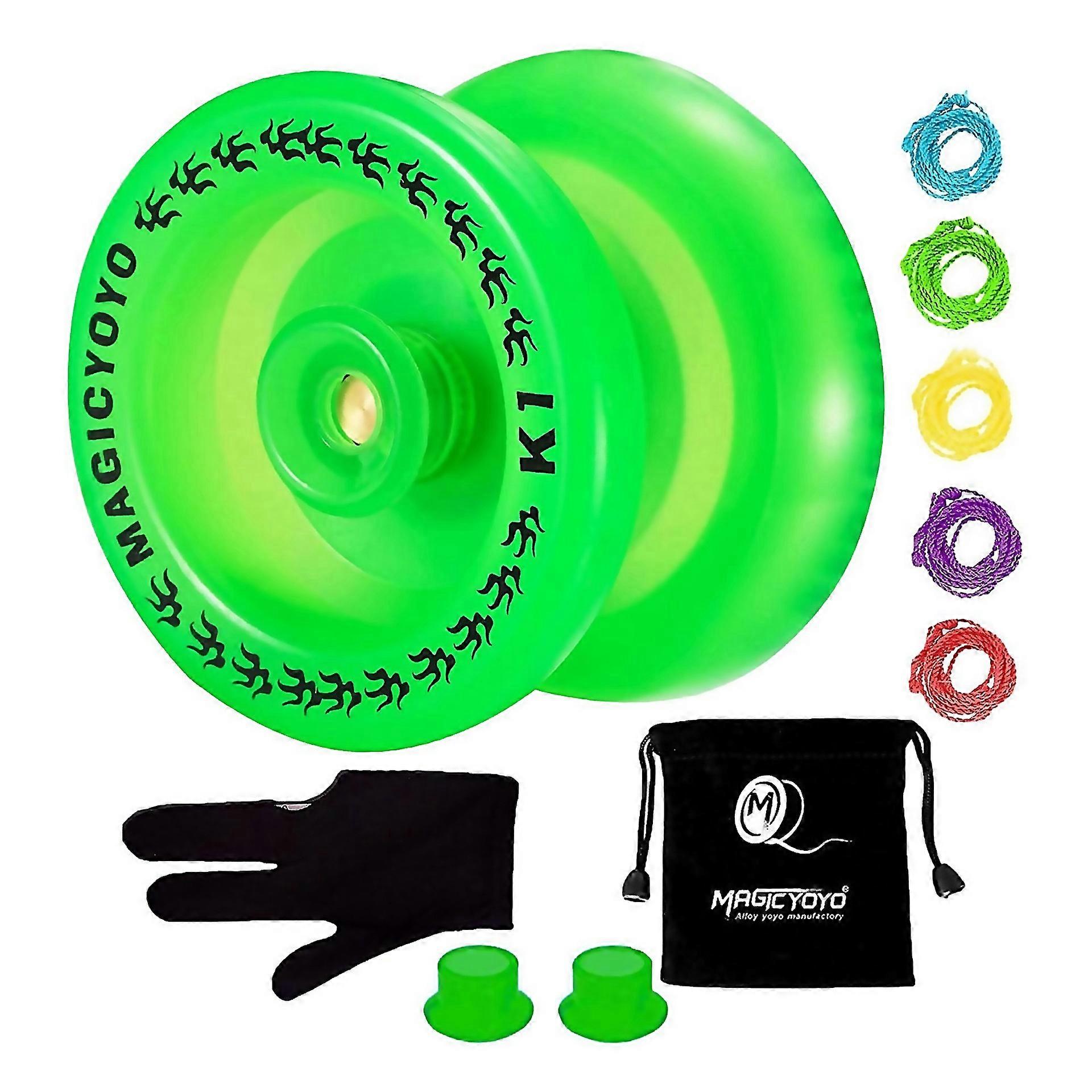 For Responsive Yoyo K1plus With Yoyo Sack 5 Strings And Yoyo Glove Gifgreen