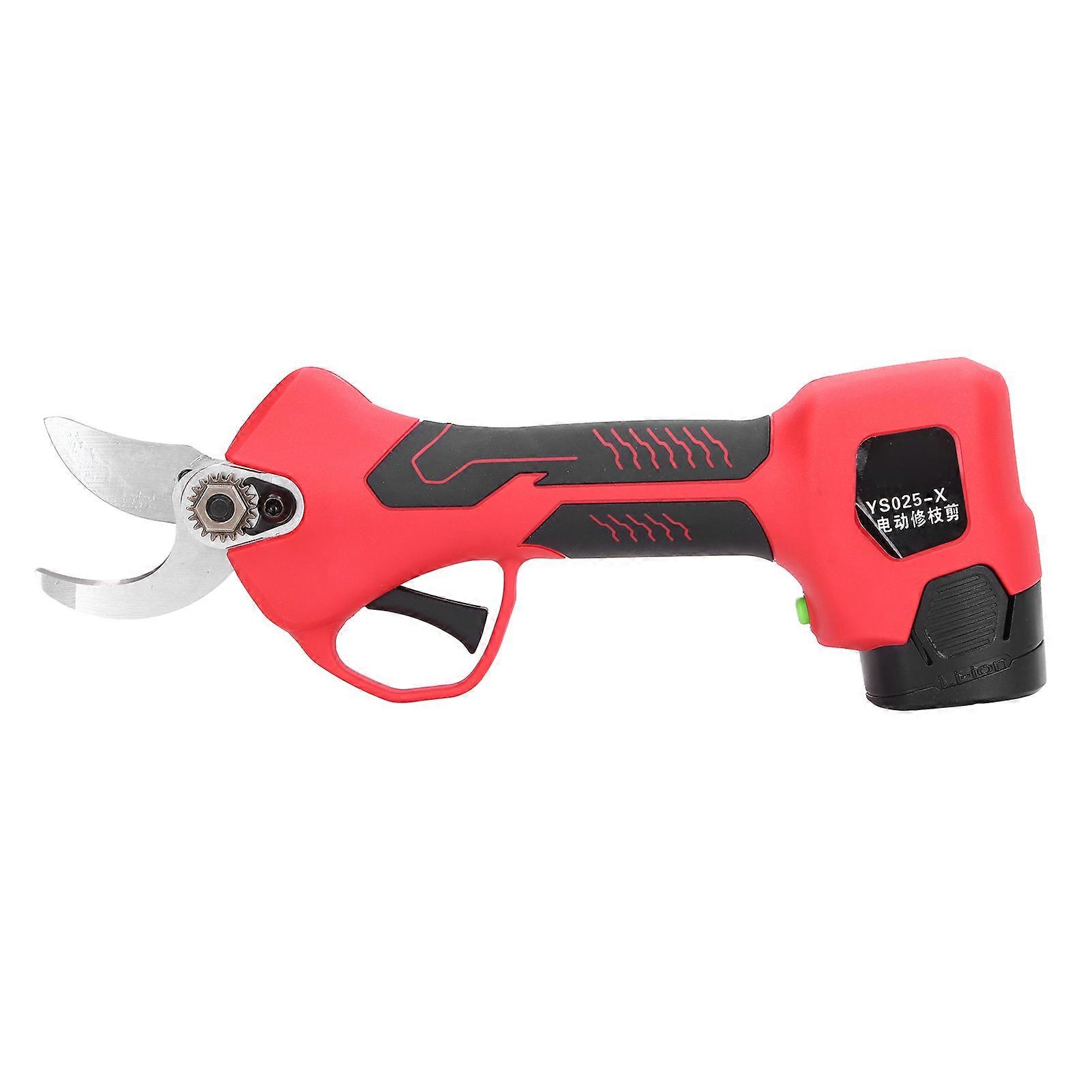 DC16.8V 2Ah Electric Pruning Shears 28cm Red Rechargeable