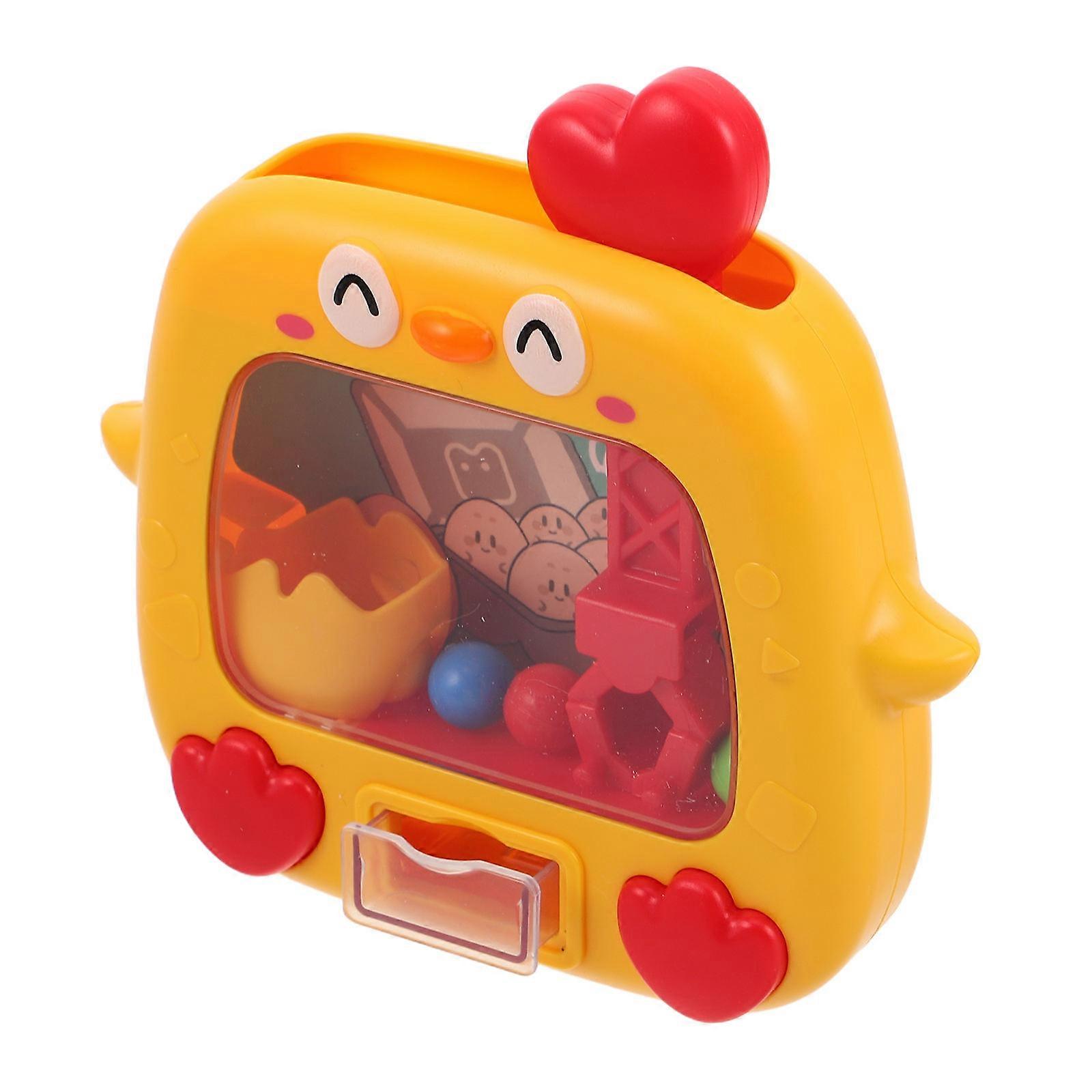 Chicken Toys Set Mini Claw Game Machine for Kids Fun Party Game 13.50X13.00X3.50CM Hand-eye Coordination 1Pack
