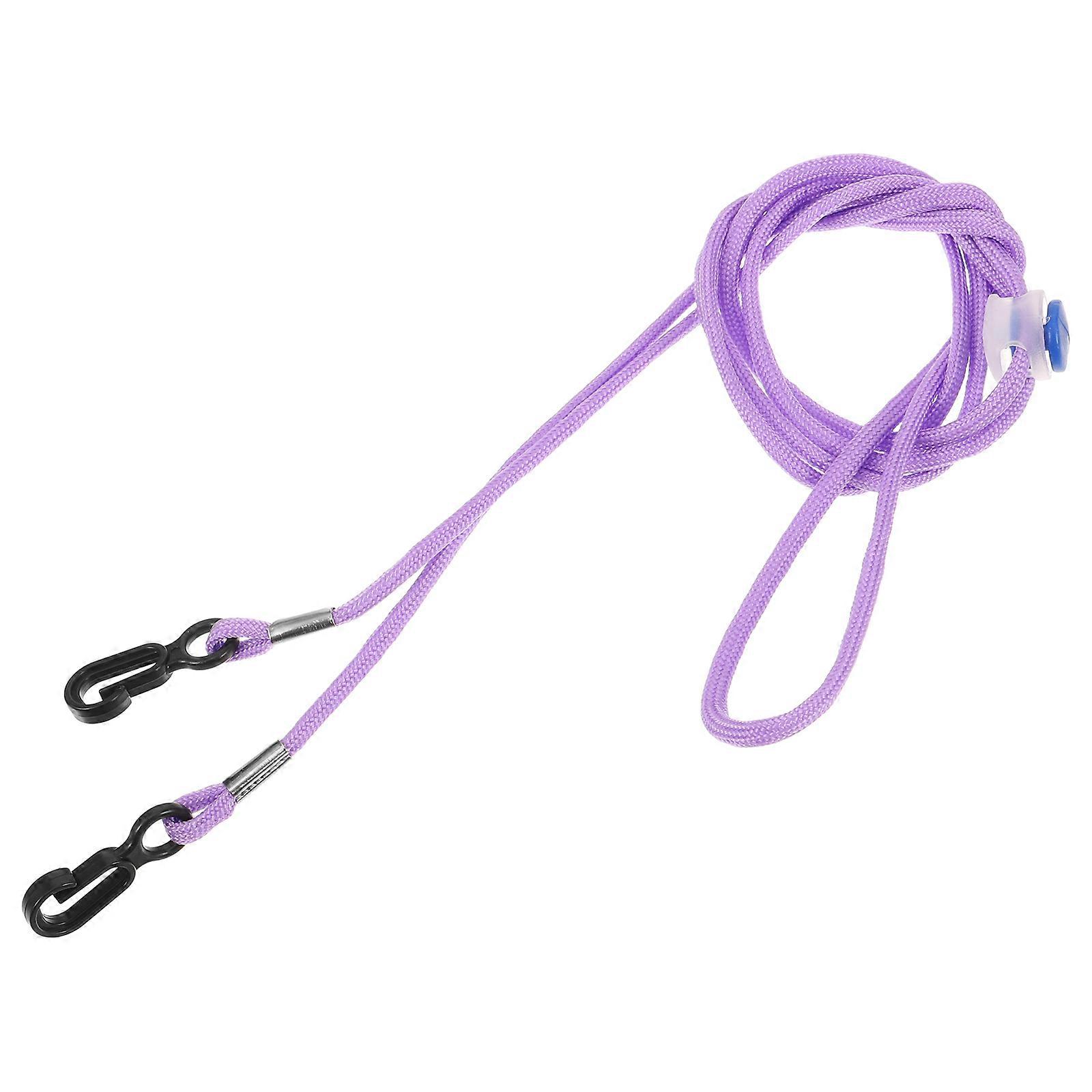 Anti-Lost Rope for Gloves in Outdoor Use Prevent Gloves from Falling Purple Color 1Pcs