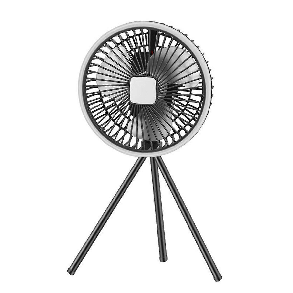 Camping Fan Air Circulator Wireless Ceiling Electric Fan Gray