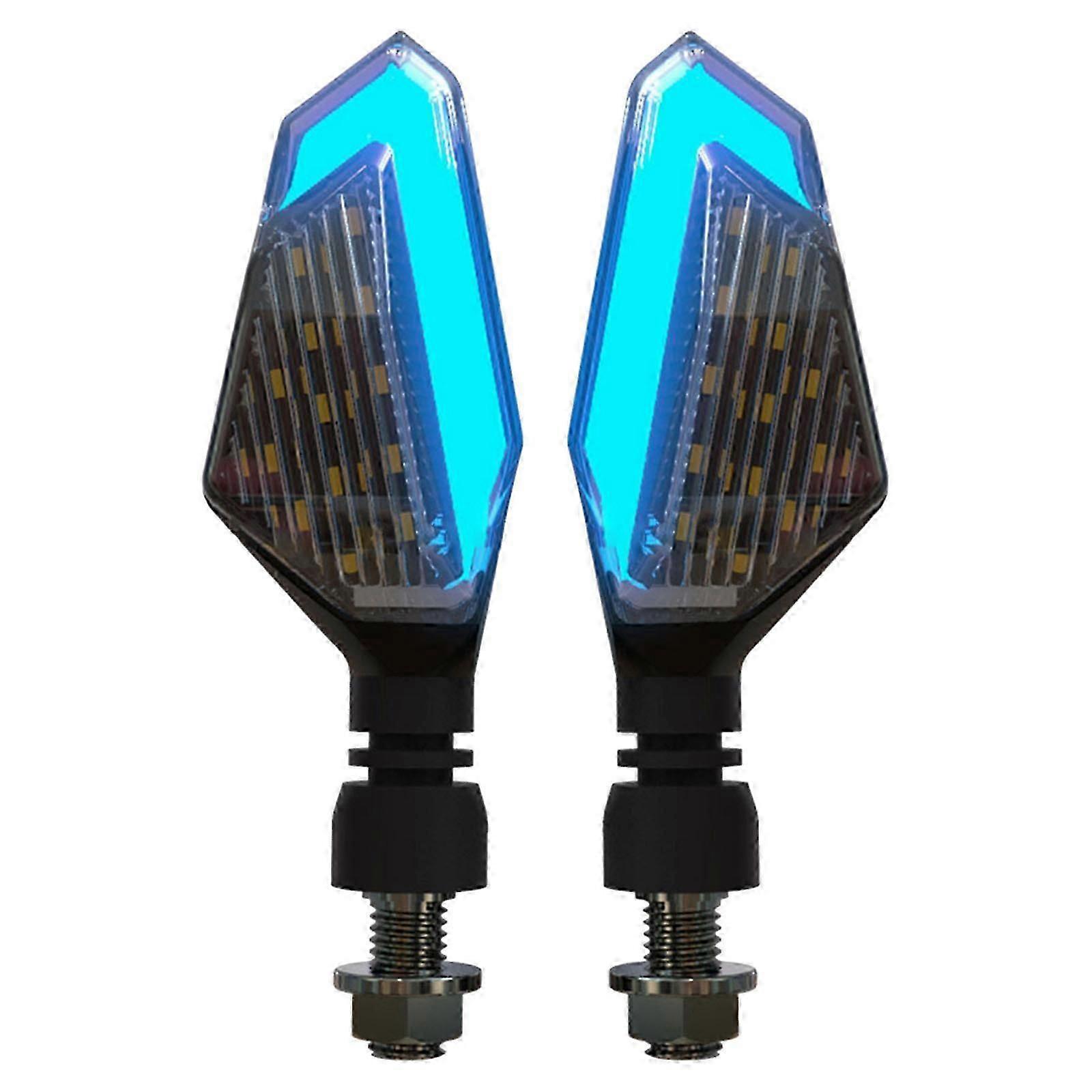 Motorcycle LED Turn Signals And Running Lights Combination, High Brightness Suitable for Competitive Daily Commute 2pcs Cs