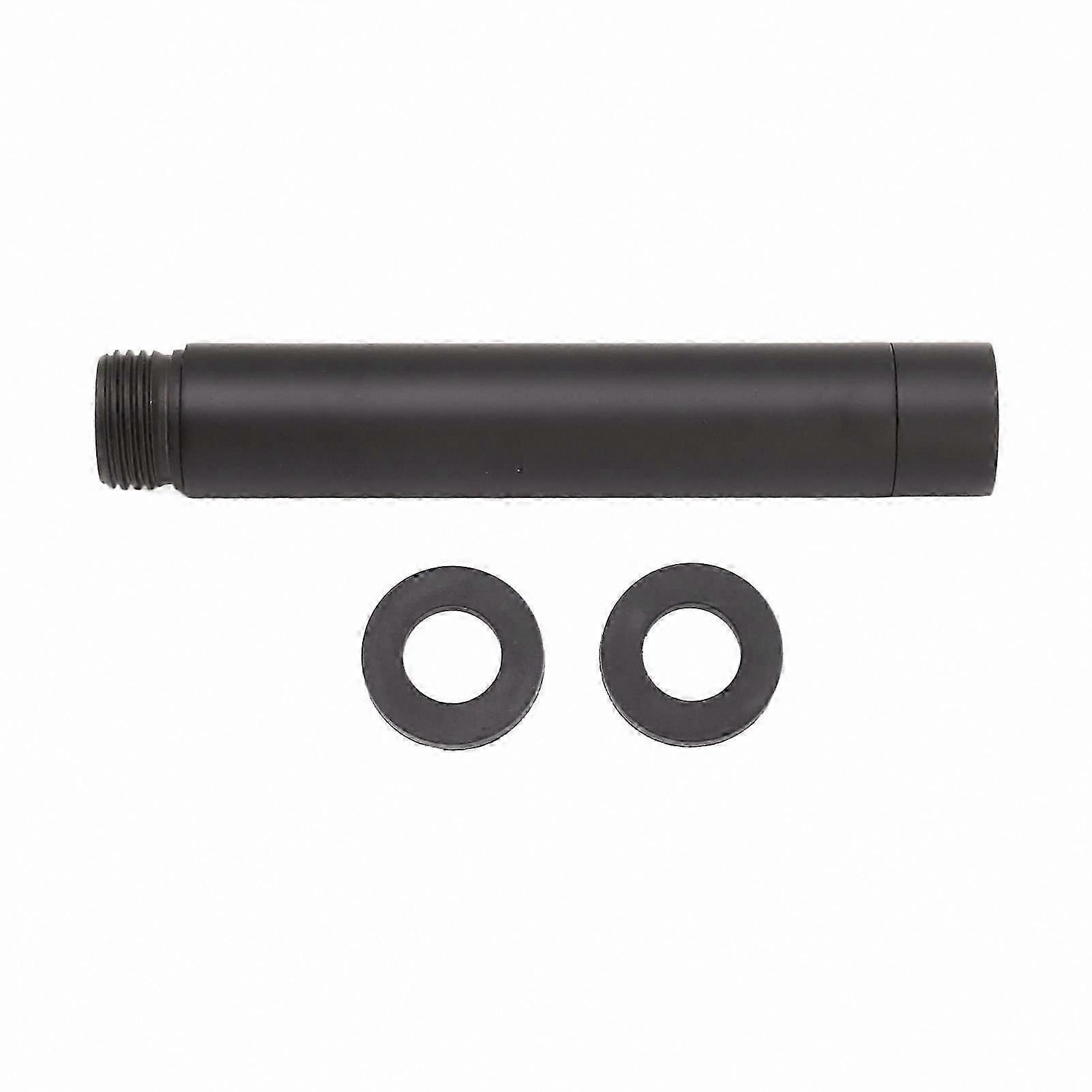 Black Shower Head Extender Arm for Height Adjustment and Flexible Positioning
