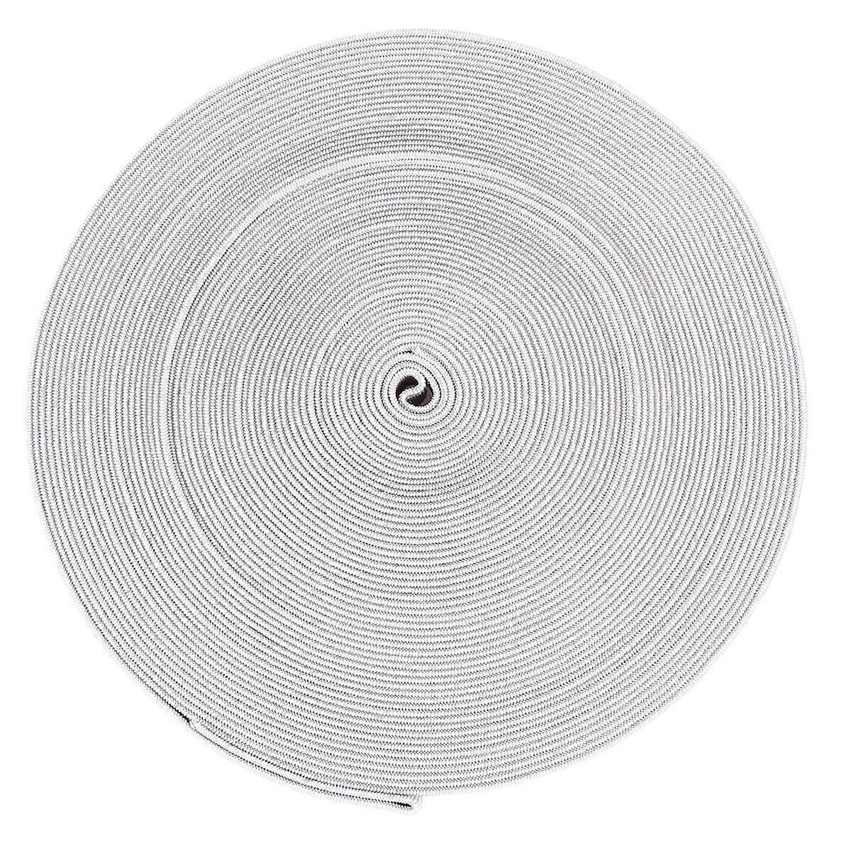 Zonhebin Wide Elastic Sewing Band Stretch Flat String Braided Elastic Cord