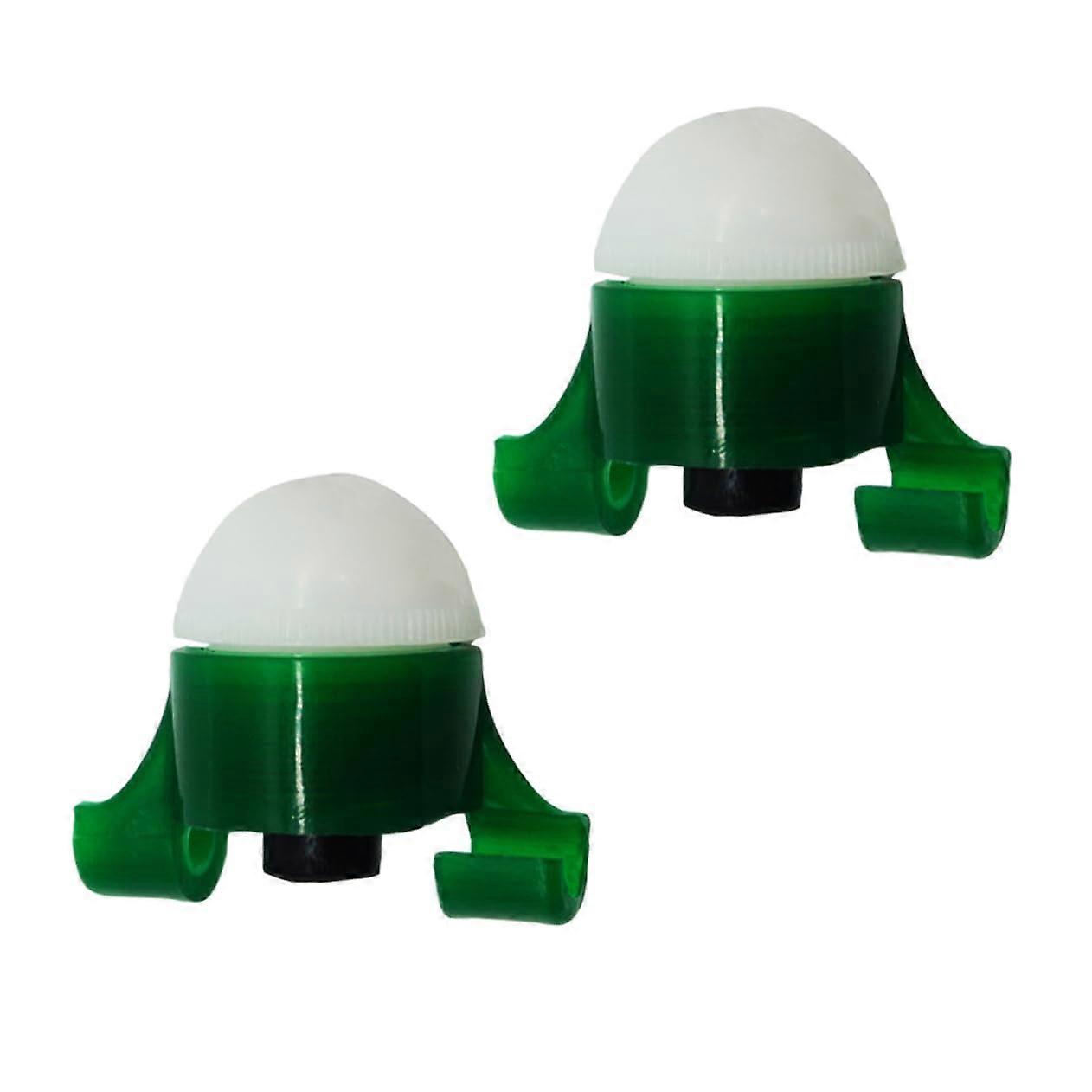 Fishing Rod Tip Light Sea Pole Alarm Light 2 Sets Plastic Portable Easy To Use Angling Accessory