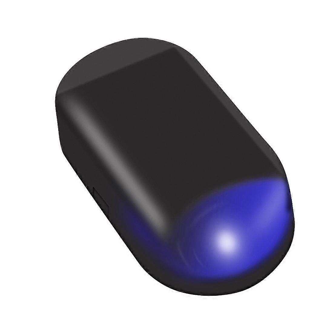 1 PCS Universal Car Led Light Security System Warning Theft Flash Blinking Fake Solar Alarm 2025