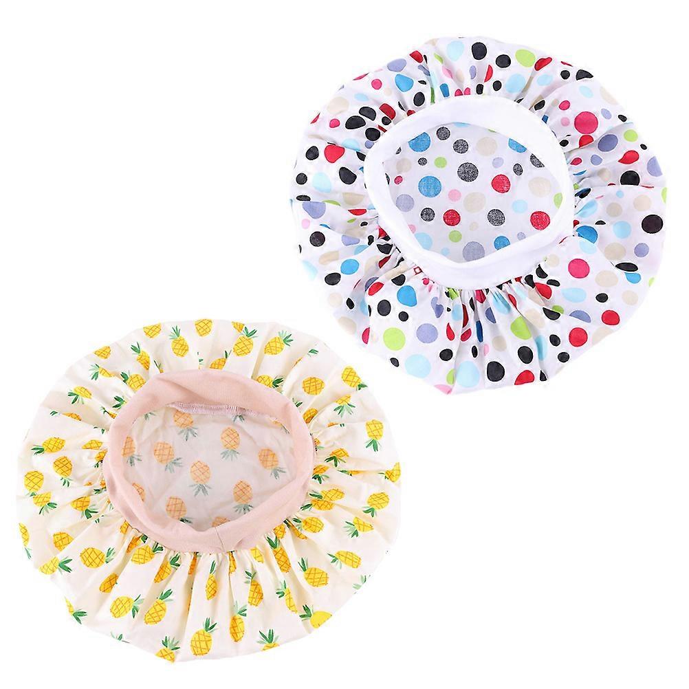 Kids Sleeping Hat Wide Brim Night Hat for Sleeping Use 2Pcs