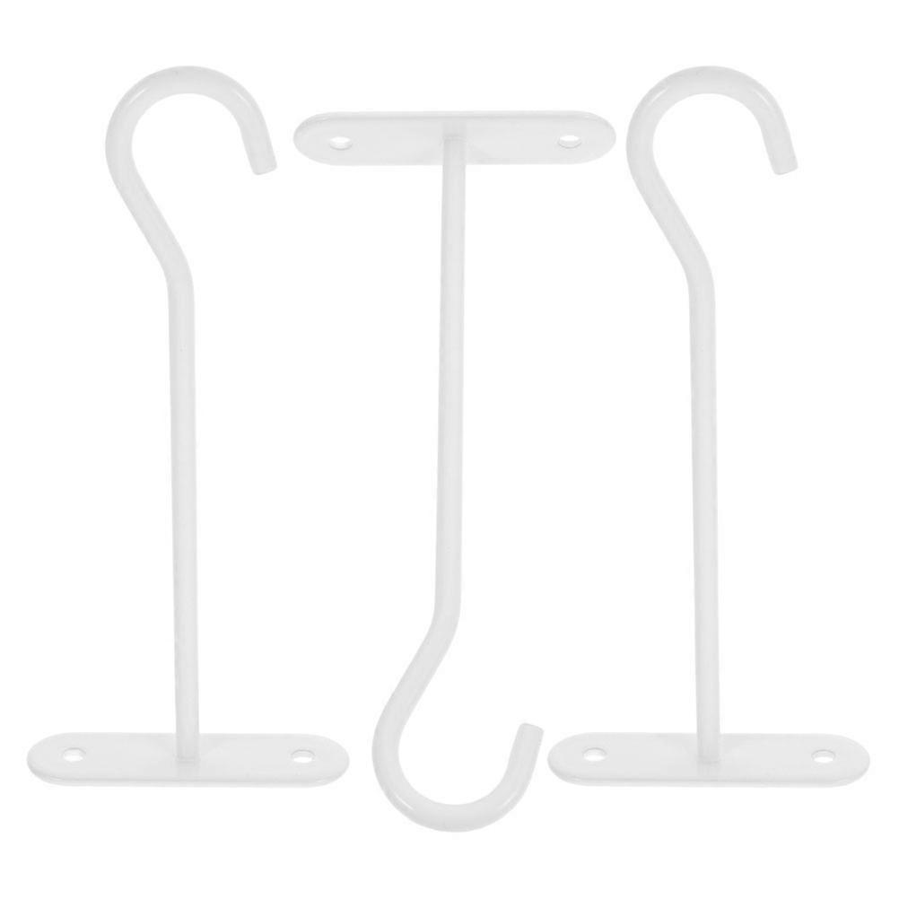 Plant Hanging Hooks Metal Ceiling Hooks for Hanging Plants 15Sets White Iron