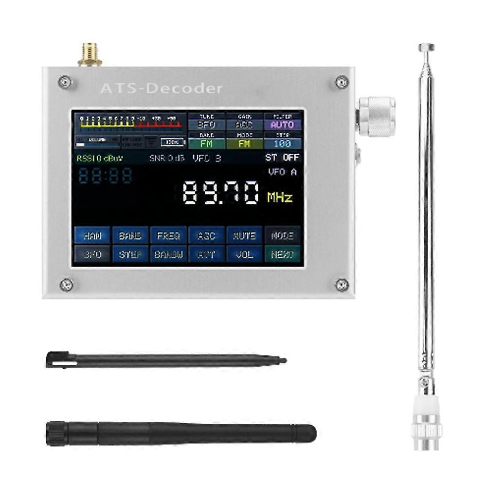 Für ATS-Decoder Mega SDR Radio AM FM SYNC SSB CW DIGI Empfänger Verbesserte Version des ATS25 Max-Decoder 4inch Farbbildschirm