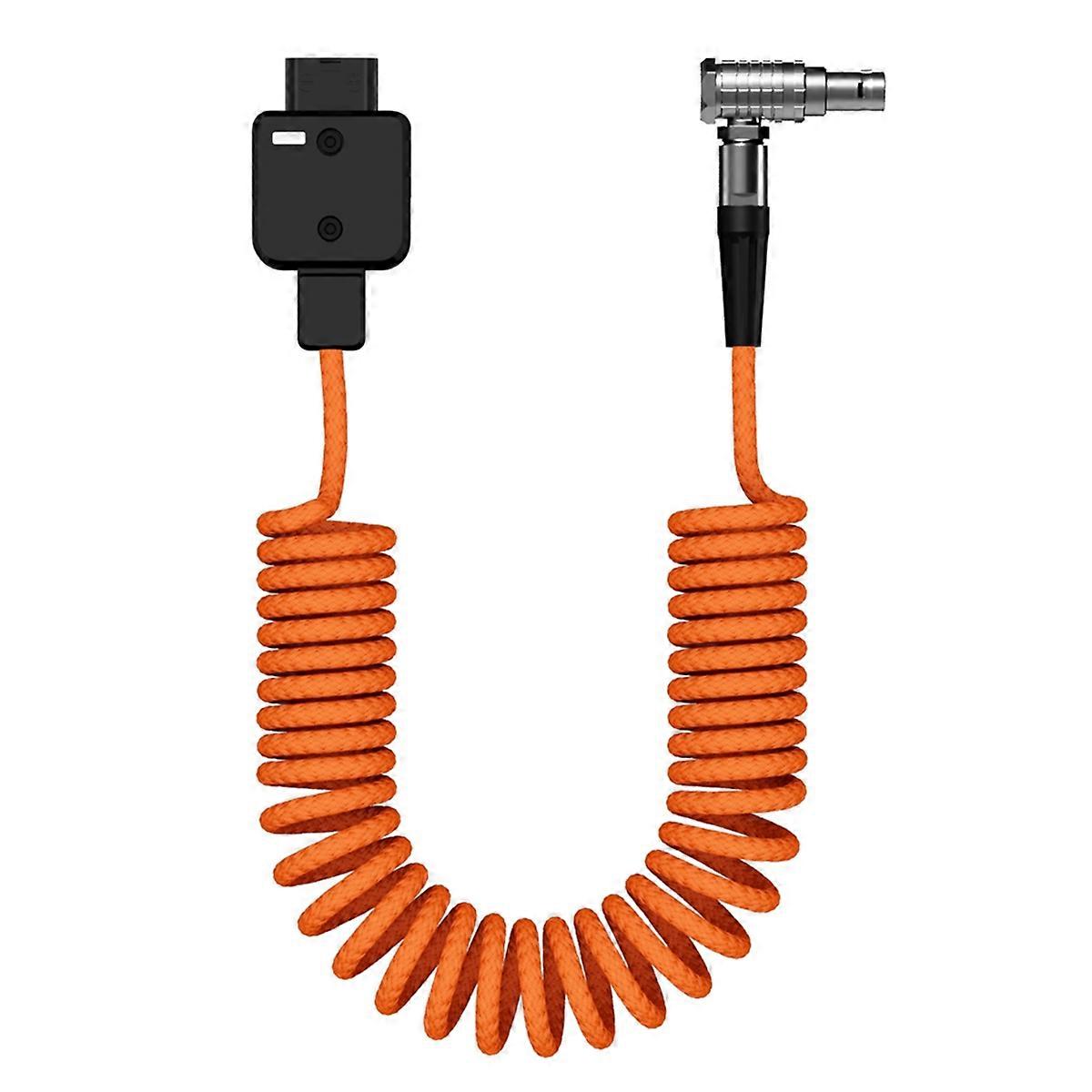 DT- D-Tap to 2Pin Male Coild Power Cable for Select RED and Camera 60CM/1.96FT, High Durability